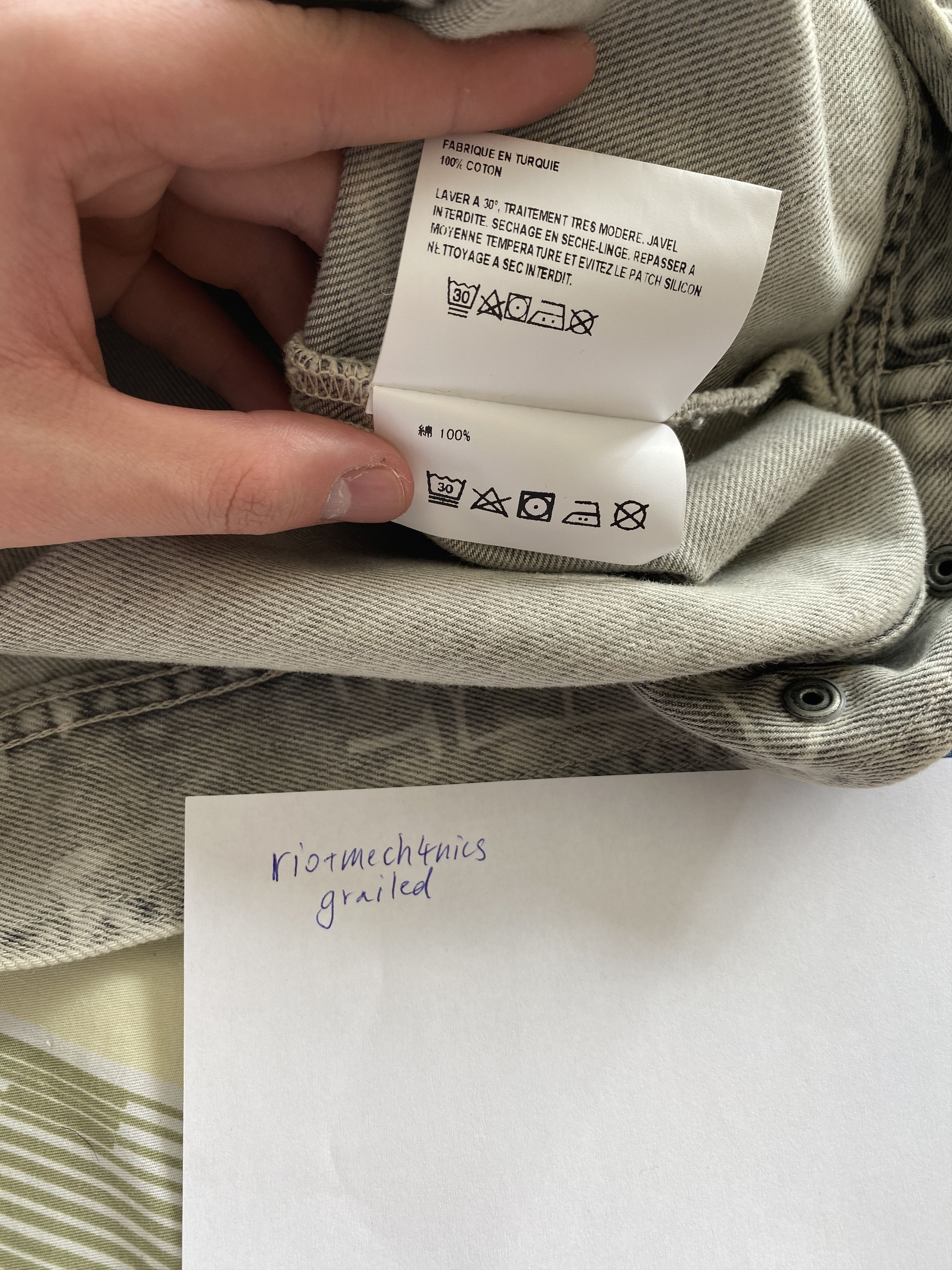 Gosha Rubchinskiy PACCBET Scribble Denim Jacket Size US L / EU 52-54 / 3 - 5 Thumbnail