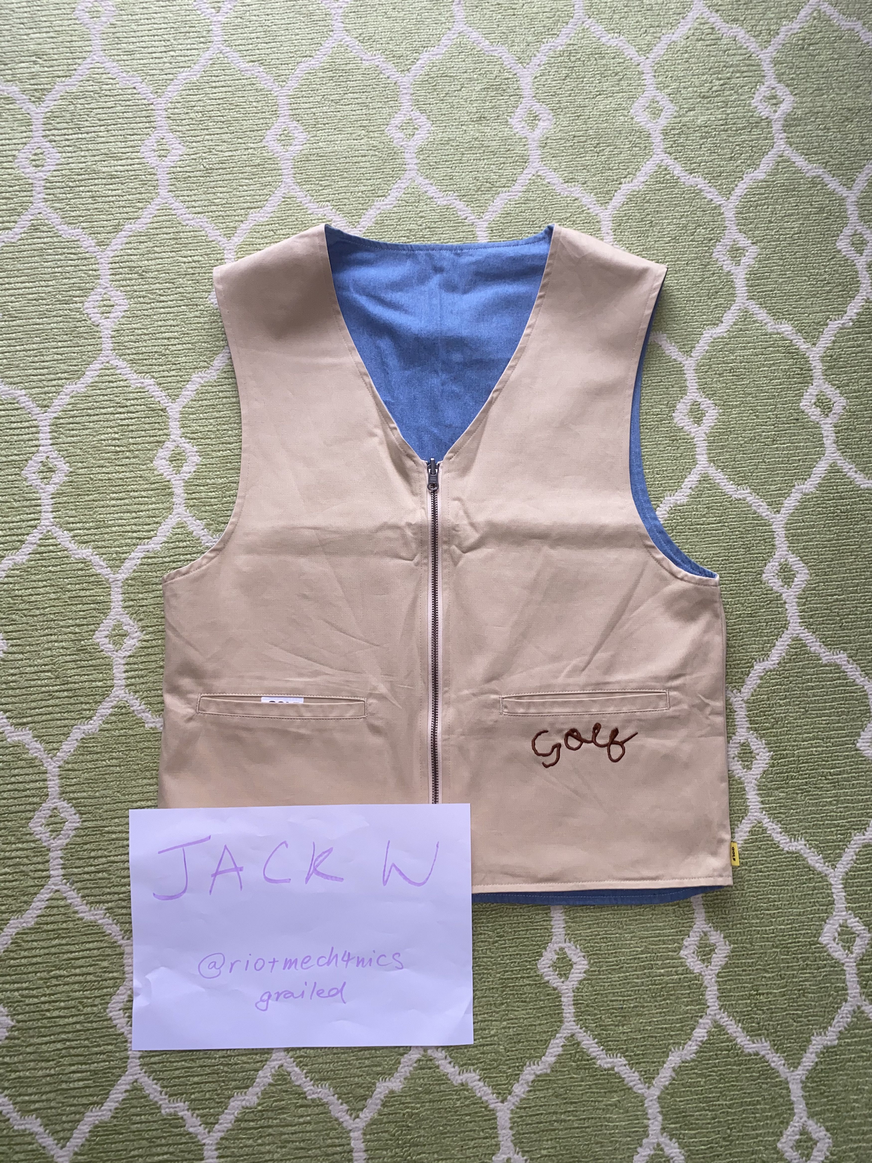 Golf Wang Golf Wang Reversible Vest Size US M / EU 48-50 / 2 - 2 Thumbnail