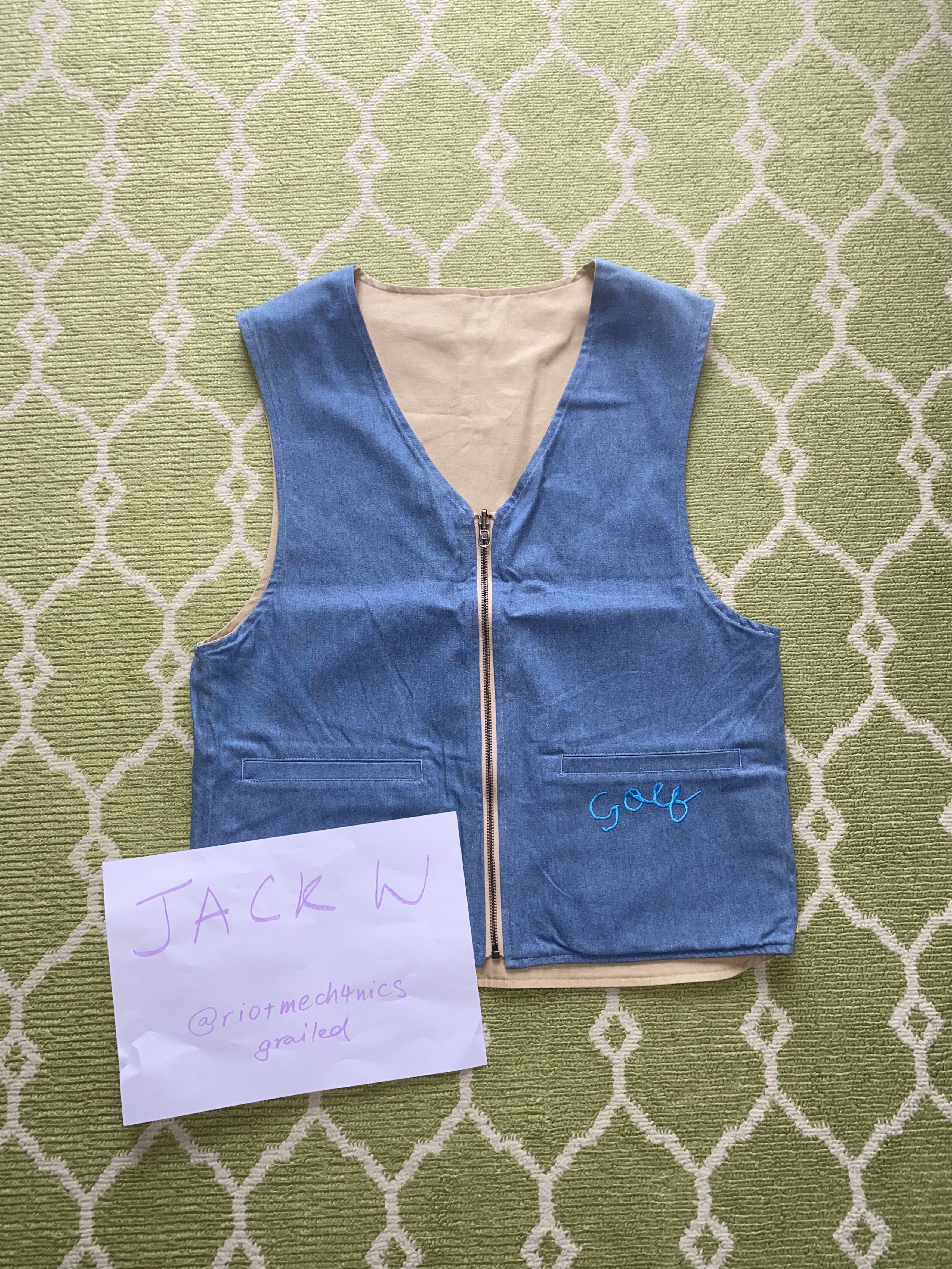 Golf Wang Golf Wang Reversible Vest Size US M / EU 48-50 / 2 - 1 Thumbnail