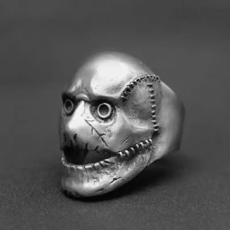 Jewelry × Vintage Creative Face Mask Ring Size ONE SIZE - 1 Thumbnail