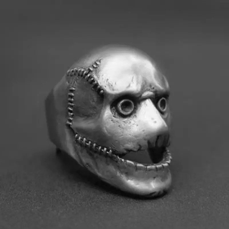 Jewelry × Vintage Creative Face Mask Ring Size ONE SIZE - 2 Thumbnail