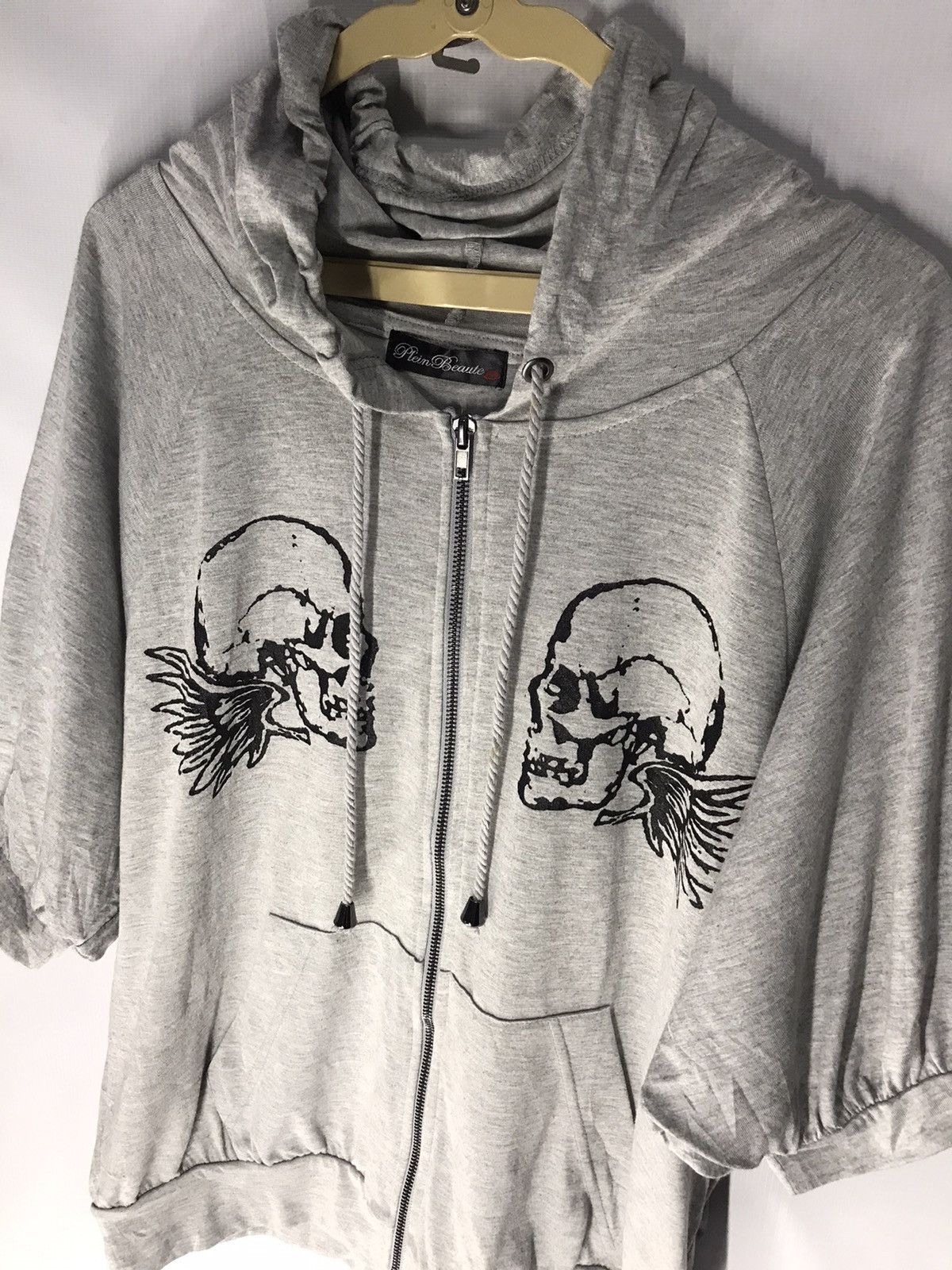 Japanese Brand × Other Plein beaute Hoodie zipper short sleeve sweatshirt Size US M / EU 48-50 / 2 - 5 Thumbnail
