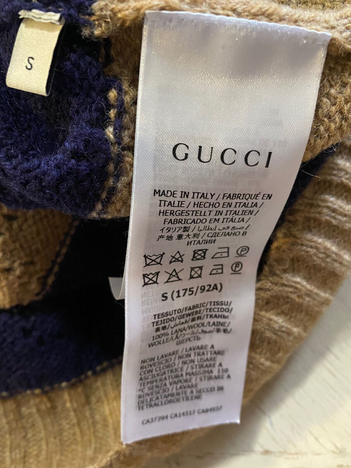 Gucci Sweater in Blue & Camel Size US S / EU 44-46 / 1 - 8 Thumbnail