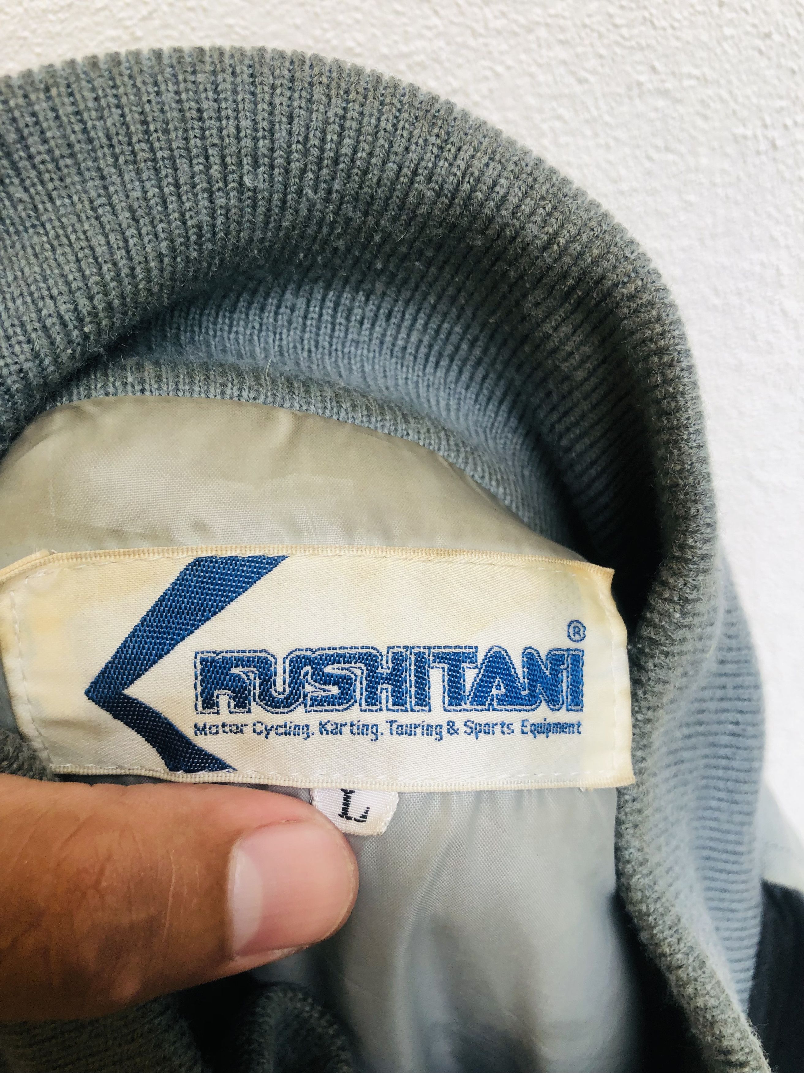 Japanese Brand Vintage Kushitani Motorcycle Jacket Fashion Style Size US L / EU 52-54 / 3 - 9 Thumbnail