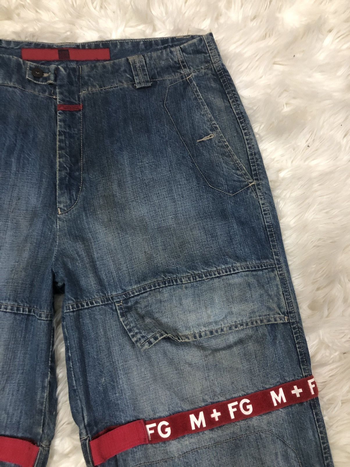 Marithe Francois Girbaud M+FG multipocket big size jeans