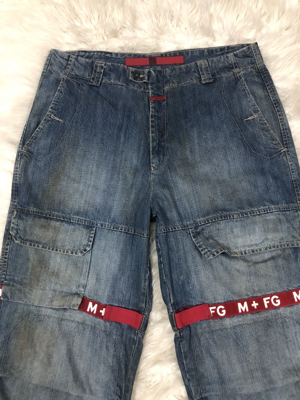 Marithe Francois Girbaud M+FG multipocket big size jeans