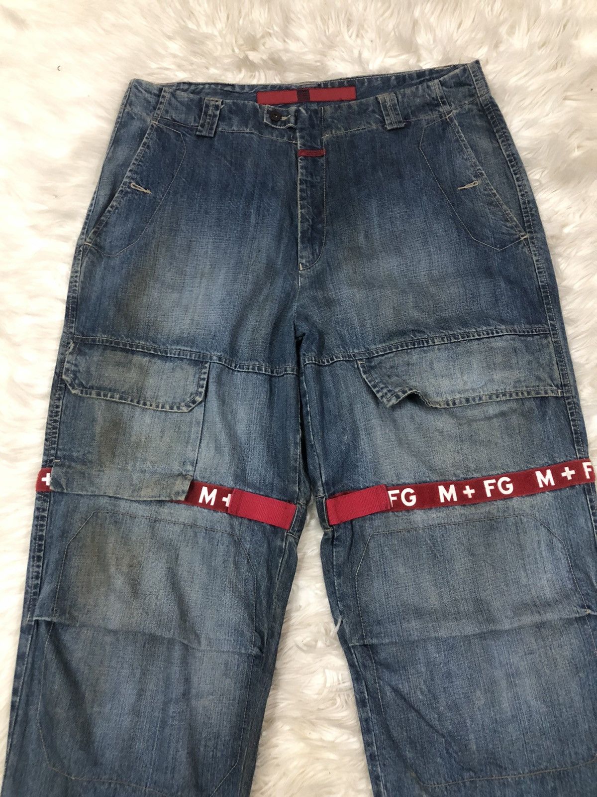 Marithe Francois Girbaud M+FG multipocket big size jeans