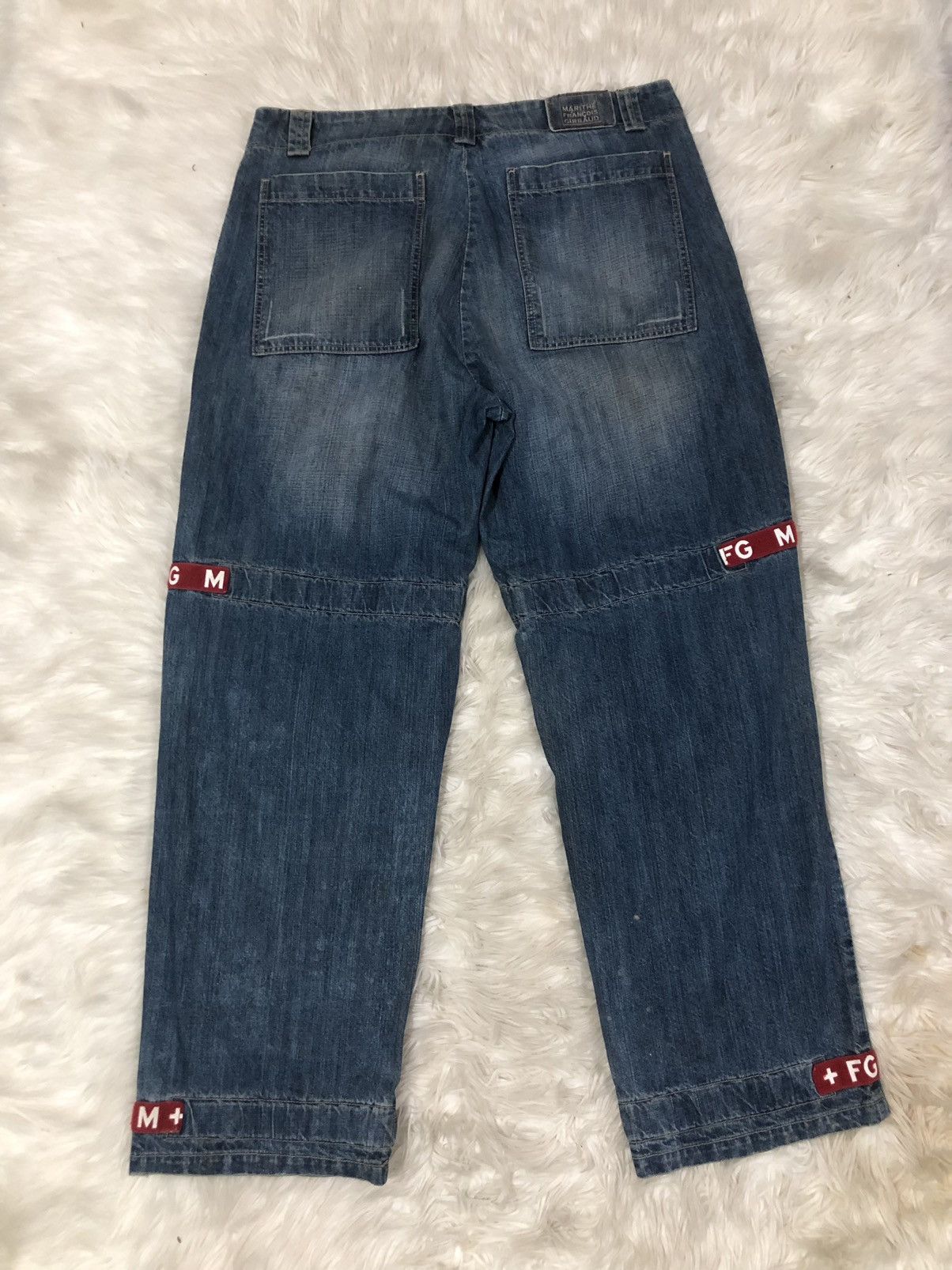 Marithe Francois Girbaud M+FG multipocket big size jeans