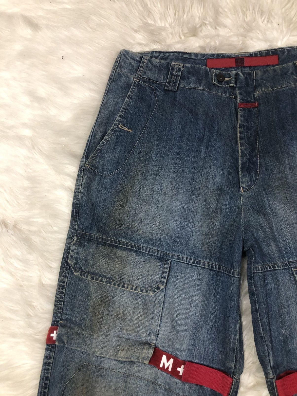 Marithe Francois Girbaud M+FG multipocket big size jeans