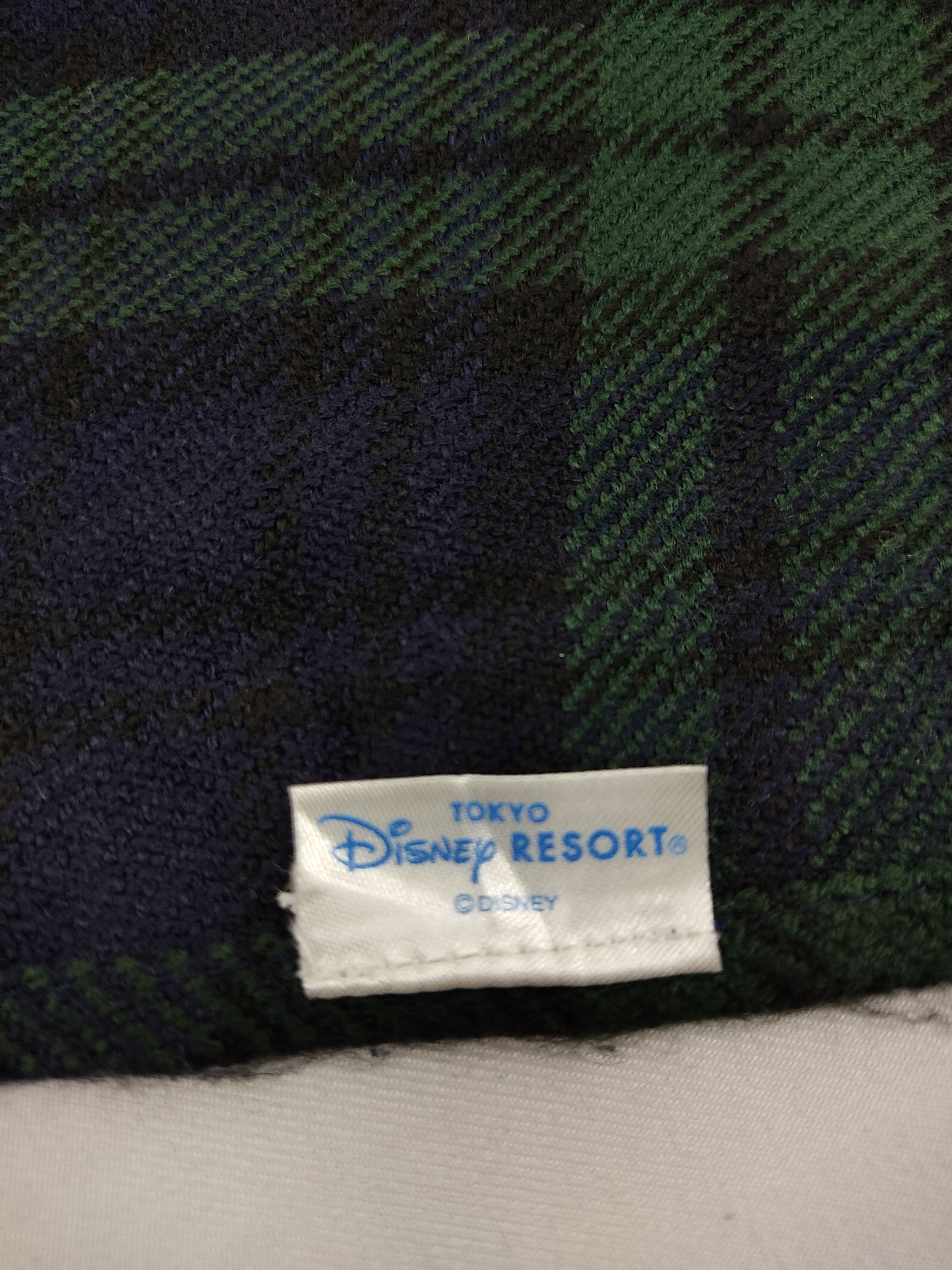 Disney Mickey Mouse Disney Muffler Scarf Plaid Check Striped Size ONE SIZE - 3 Thumbnail