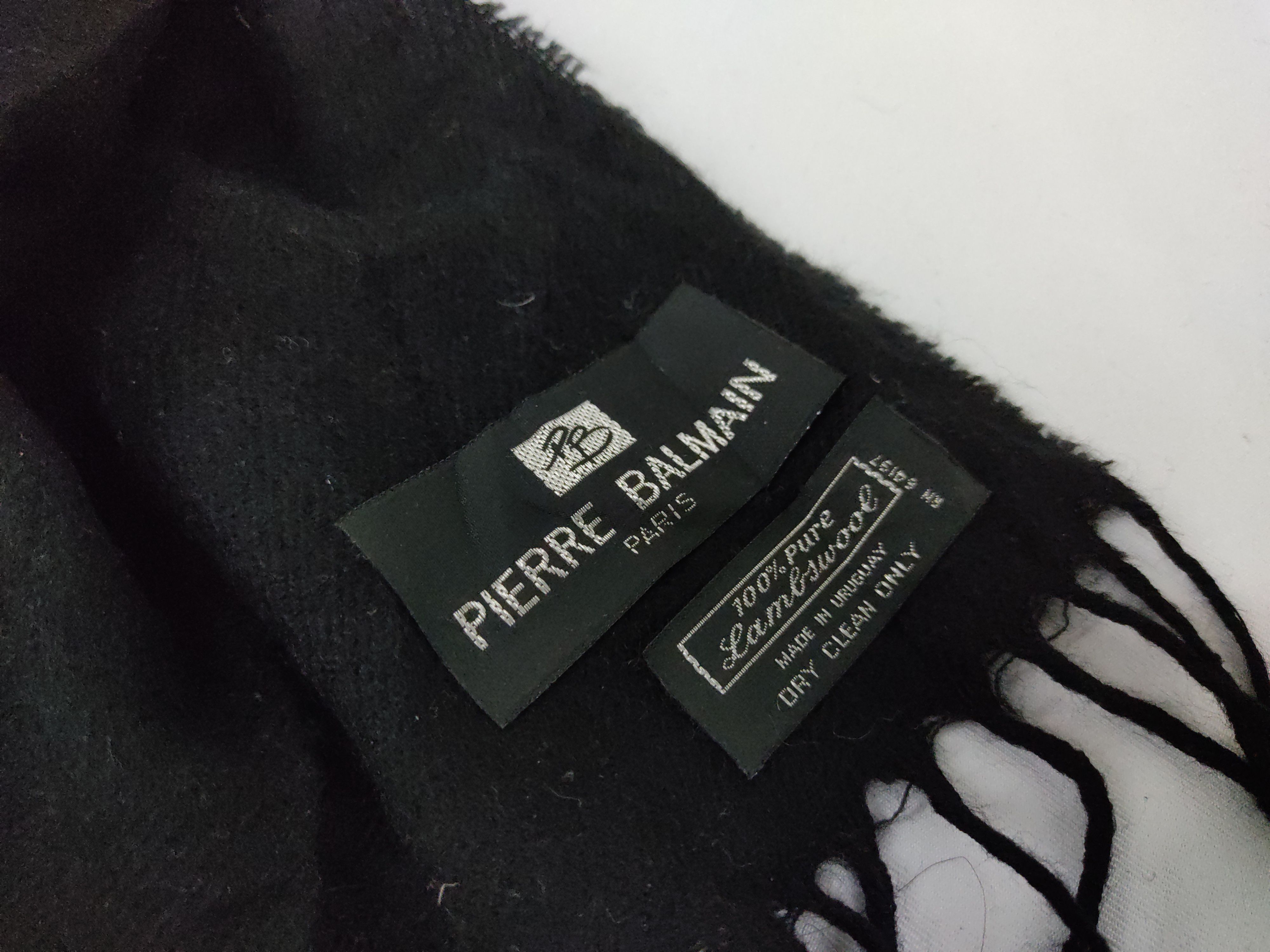 Other Pierre Balmain Paris Muffler Scarf Lambswool Uruguay Size ONE SIZE - 2 Thumbnail