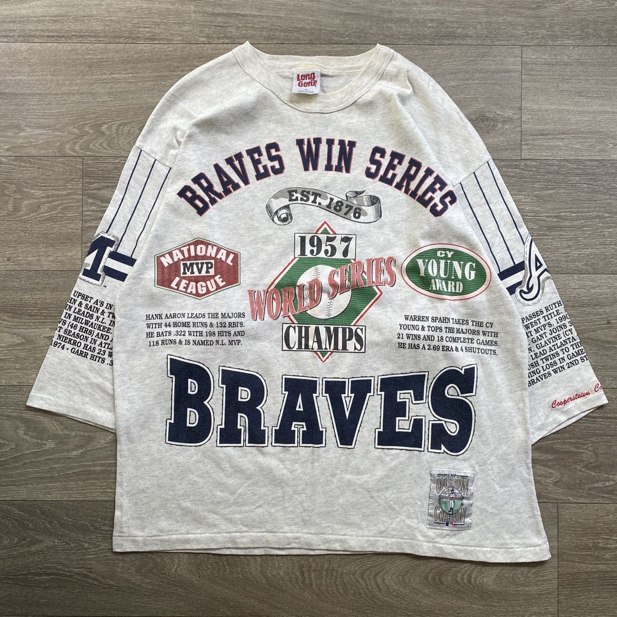 Retro atlanta braves shirt online