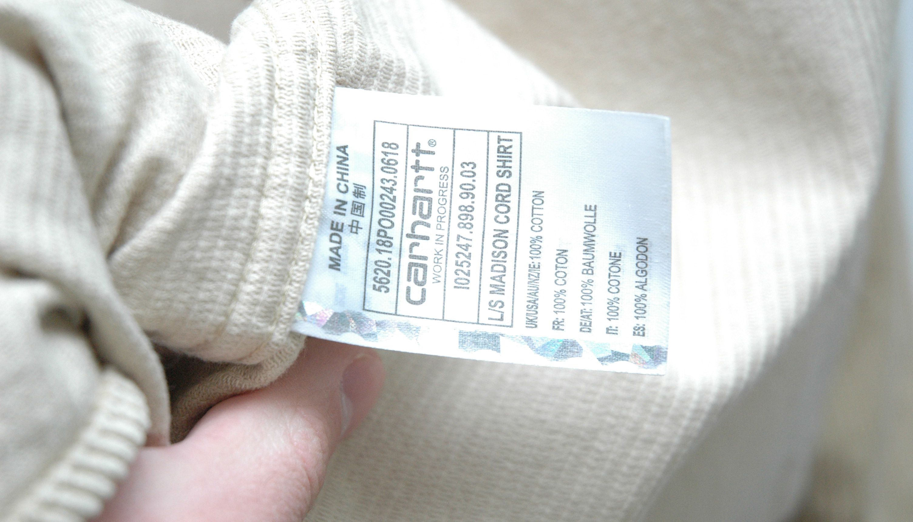Carhartt Wip Carhartt WIP Madison LS Cord Shirt Size US S / EU 44-46 / 1 - 9 Thumbnail