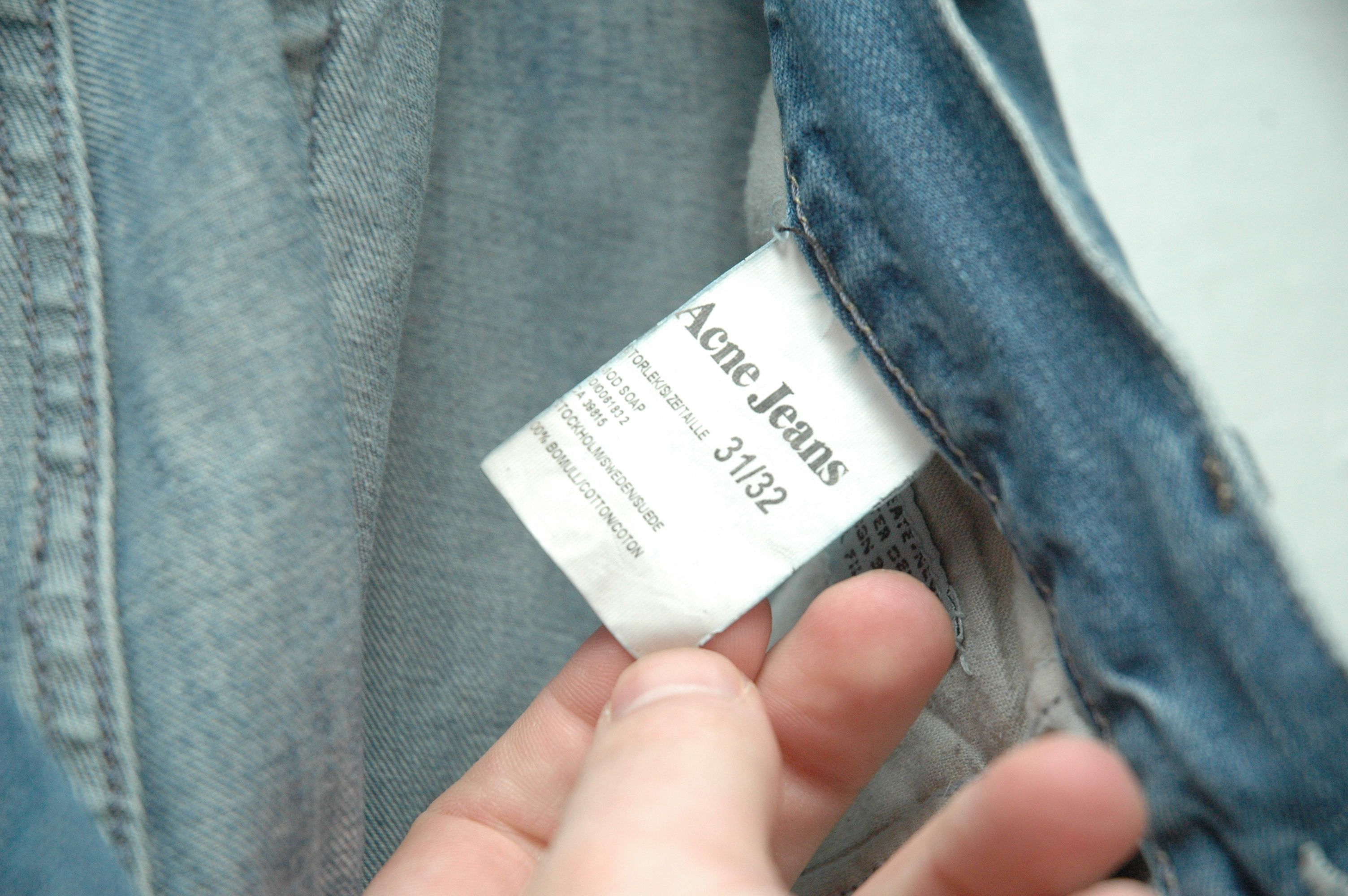 Acne Studios Acne Jean Mod Soap Distressed Denim Pant W31 L32 Size US 31 - 8 Thumbnail