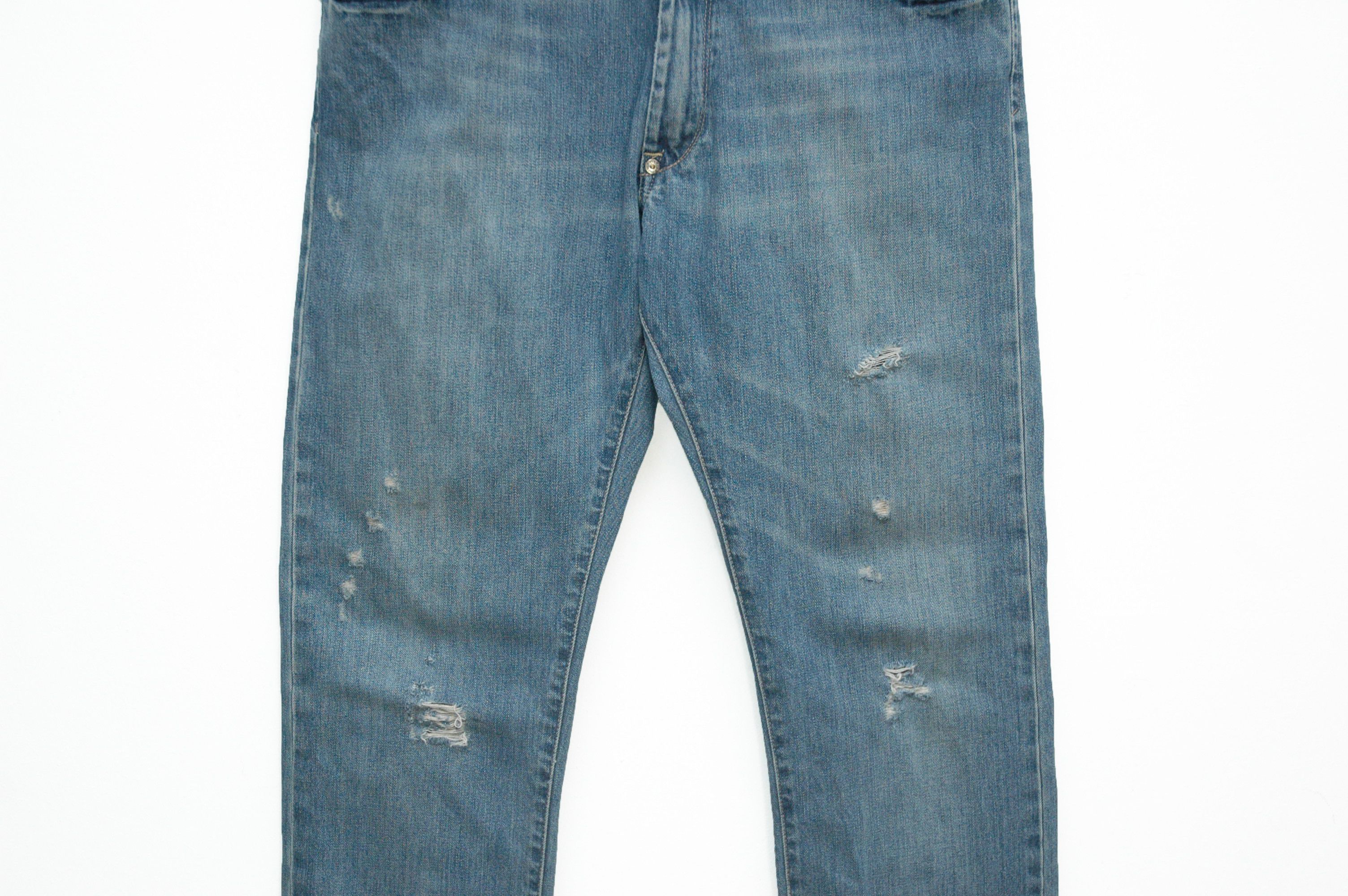 Acne Studios Acne Jean Mod Soap Distressed Denim Pant W31 L32 Size US 31 - 3 Thumbnail