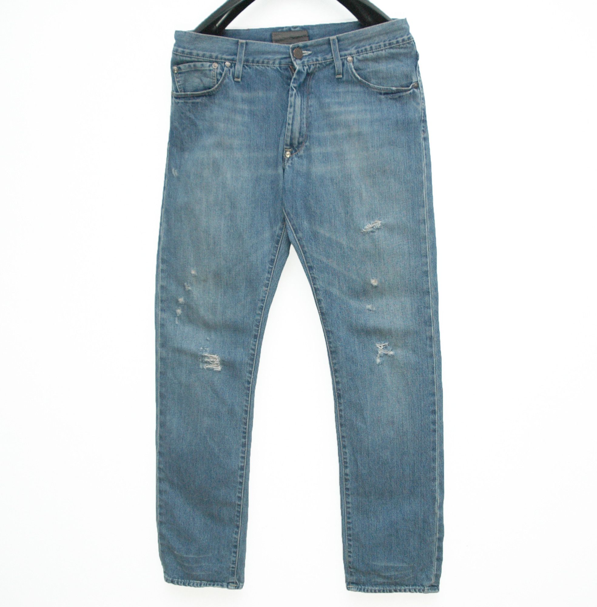 Acne Studios Acne Jean Mod Soap Distressed Denim Pant W31 L32 Size US 31 - 1 Thumbnail