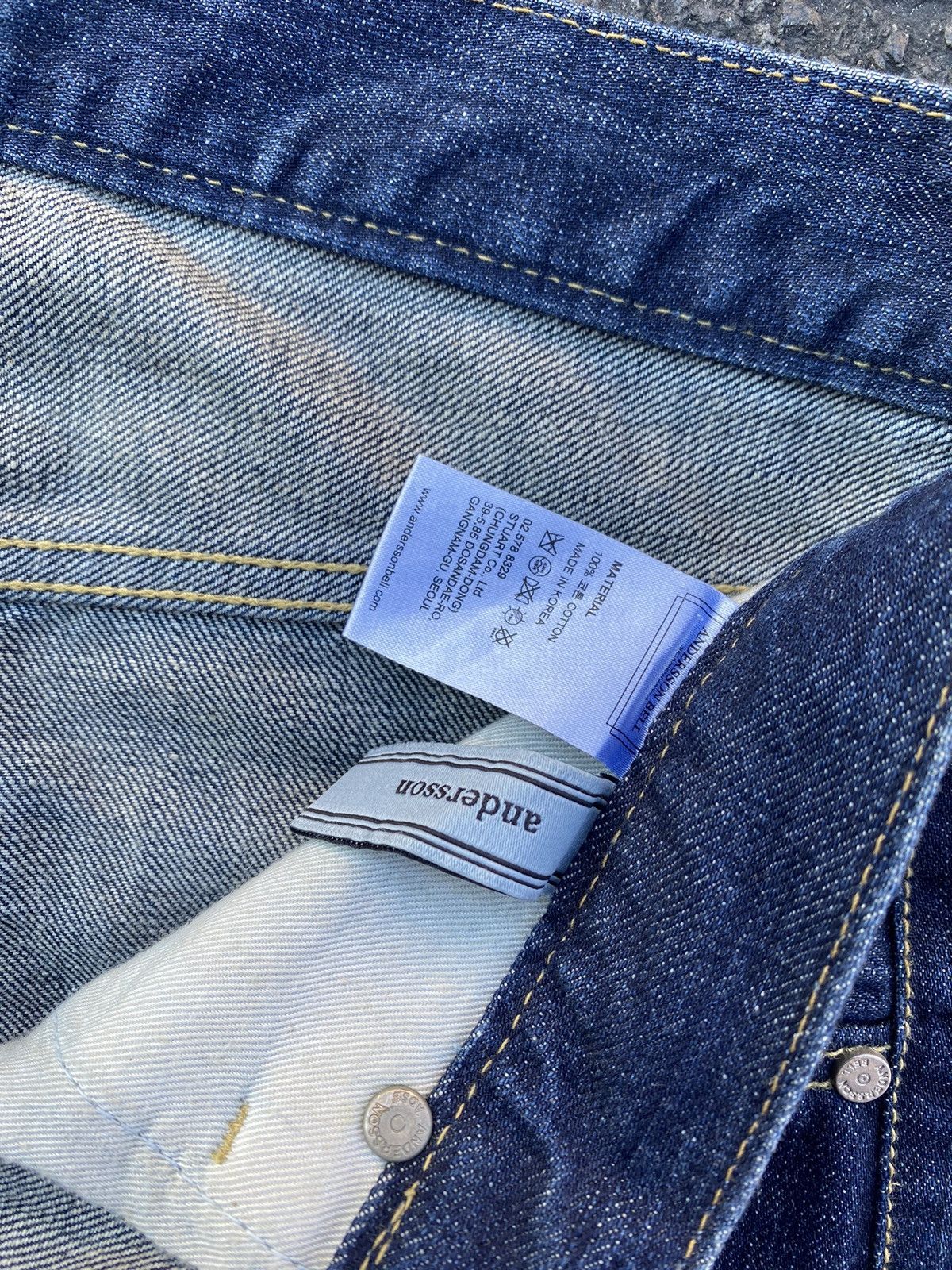 Andersson Bell Andersson Bell Selvedge Patch Jeans Size US 32 / EU 48 - 14 Thumbnail