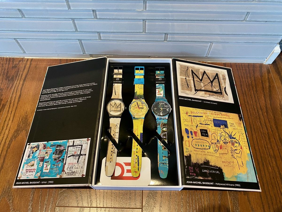 Swatch SWATCH X JEAN-MICHEL BASQUIAT TRIPTYCH | Grailed