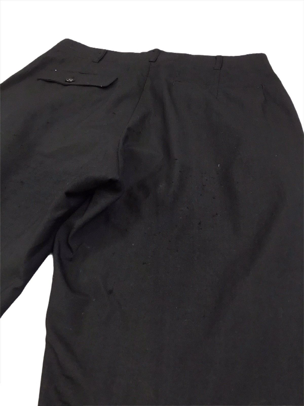 CDG by Comme des Garcons × Comme des Garcons × Comme des Garcons Homme Plus Vintage AD2001 CDG Homme Distressed Wool Gabardine Pants Size US 32 / EU 48 - 10 Thumbnail