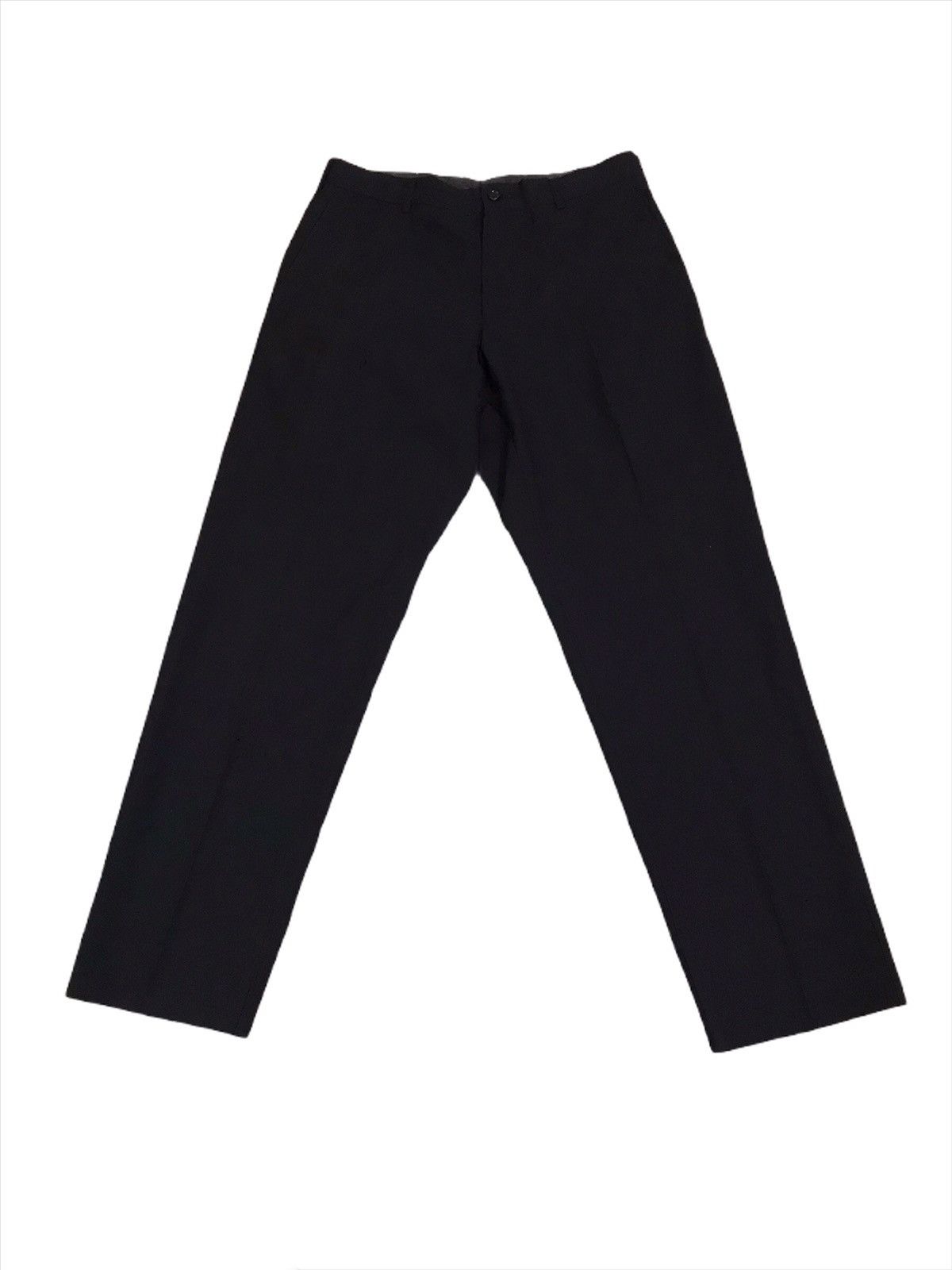 CDG by Comme des Garcons × Comme des Garcons × Comme des Garcons Homme Plus Vintage AD2001 CDG Homme Distressed Wool Gabardine Pants Size US 32 / EU 48 - 2 Thumbnail