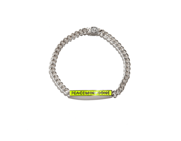 peaceminusone PMO LOGO BRACELET GREEN | Grailed