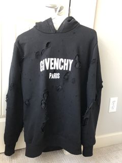 Givenchy Distressed Hoodie Grailed