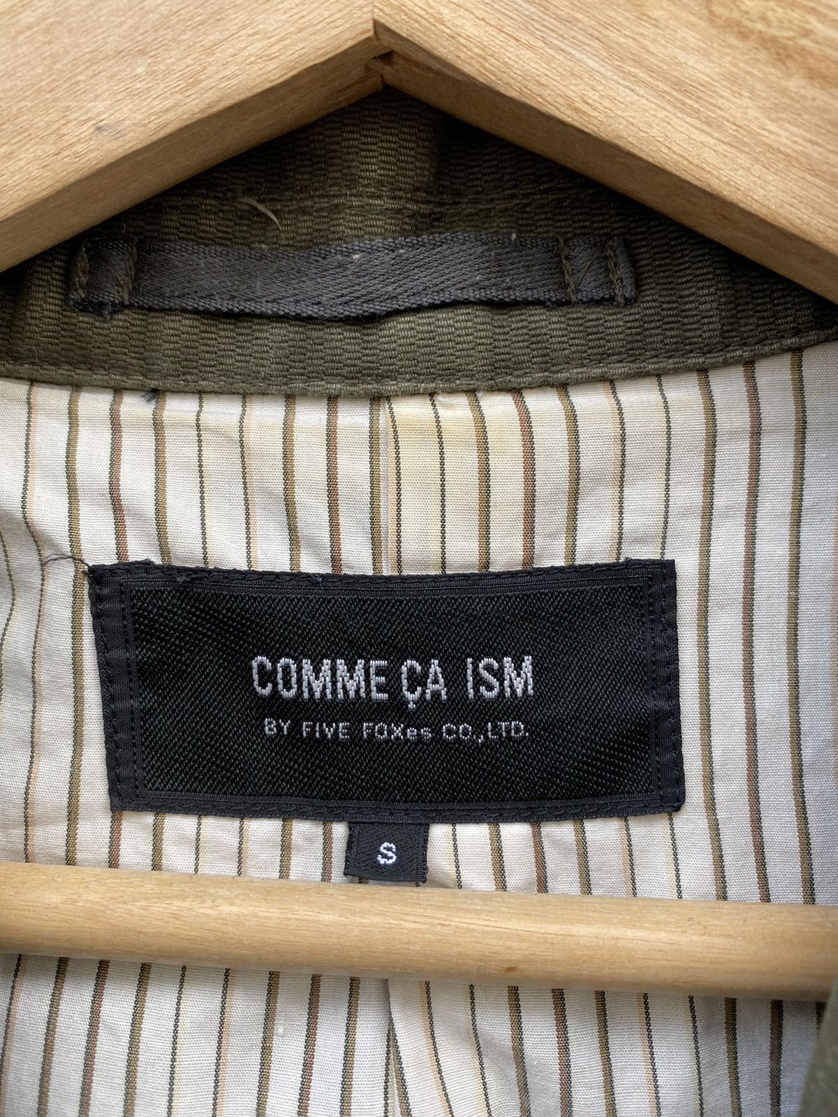 Comme Ca Ism 💥RARE💥 Comme Ça Ism Distress Style Army Green Blazer Size 36R - 3 Thumbnail