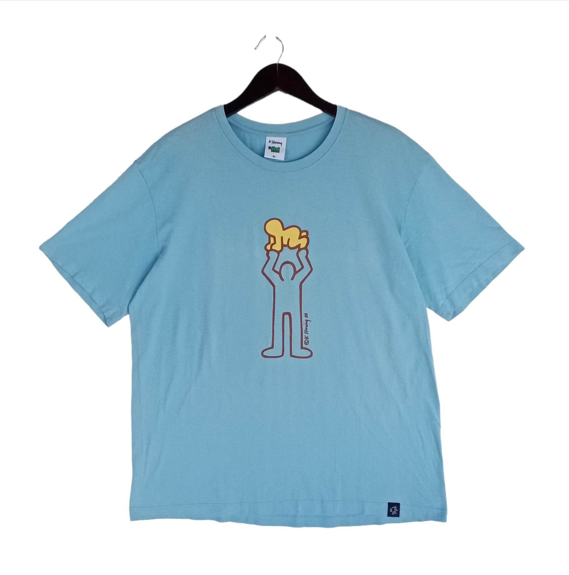 Keith Haring 💥KEITH HARING 88 Pop art rare design tee shirt Size US XL / EU 56 / 4 - 1 Thumbnail