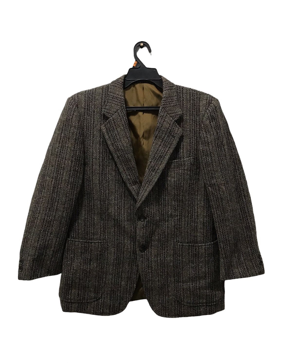 Harris Tweed HAND WOVEN HARRIS TWEED WOOL BLAZER COAT Size US M / EU 48-50 / 2 - 1 Thumbnail