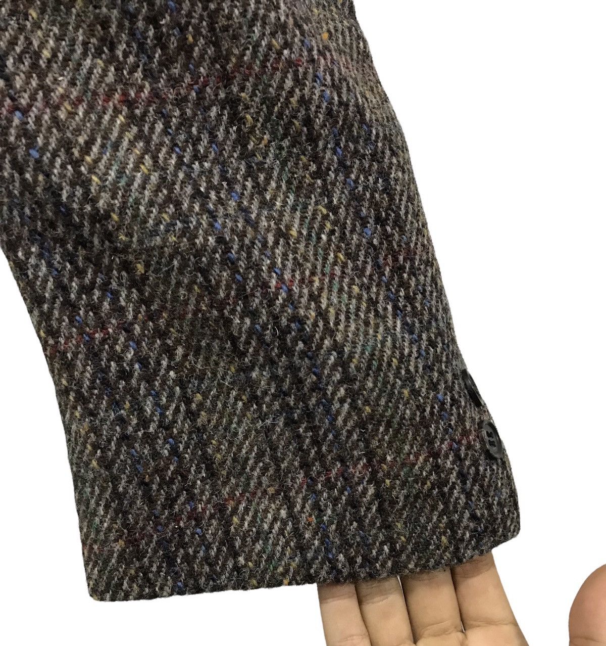 Harris Tweed HAND WOVEN HARRIS TWEED WOOL BLAZER COAT Size US M / EU 48-50 / 2 - 8 Thumbnail