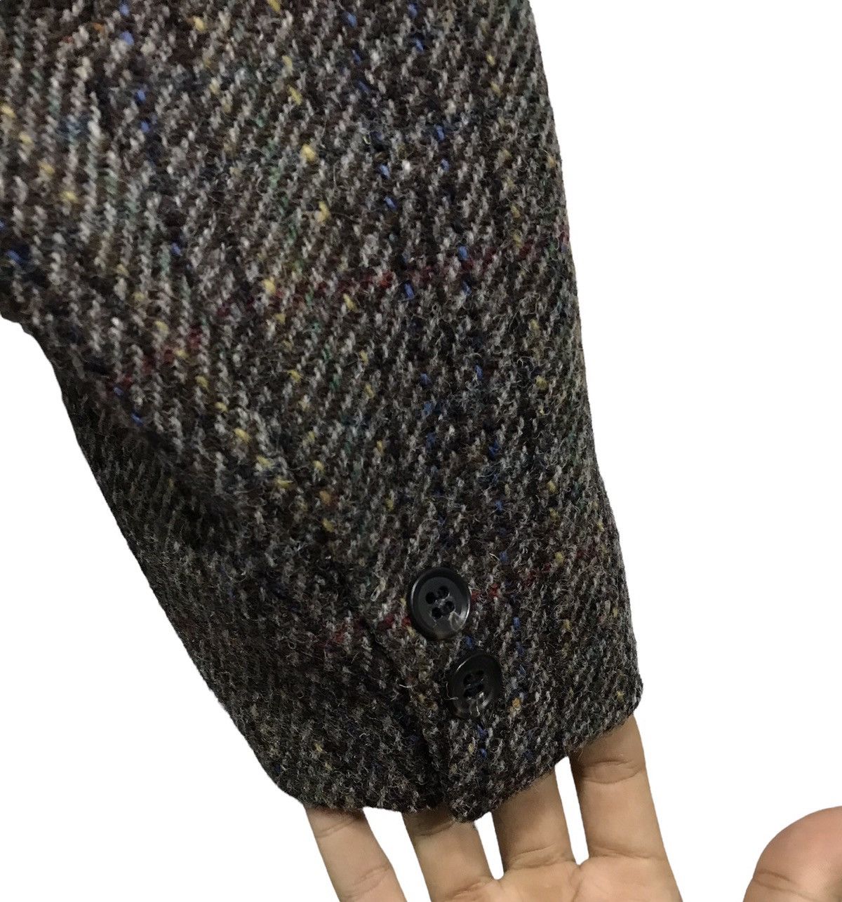 Harris Tweed HAND WOVEN HARRIS TWEED WOOL BLAZER COAT Size US M / EU 48-50 / 2 - 9 Thumbnail