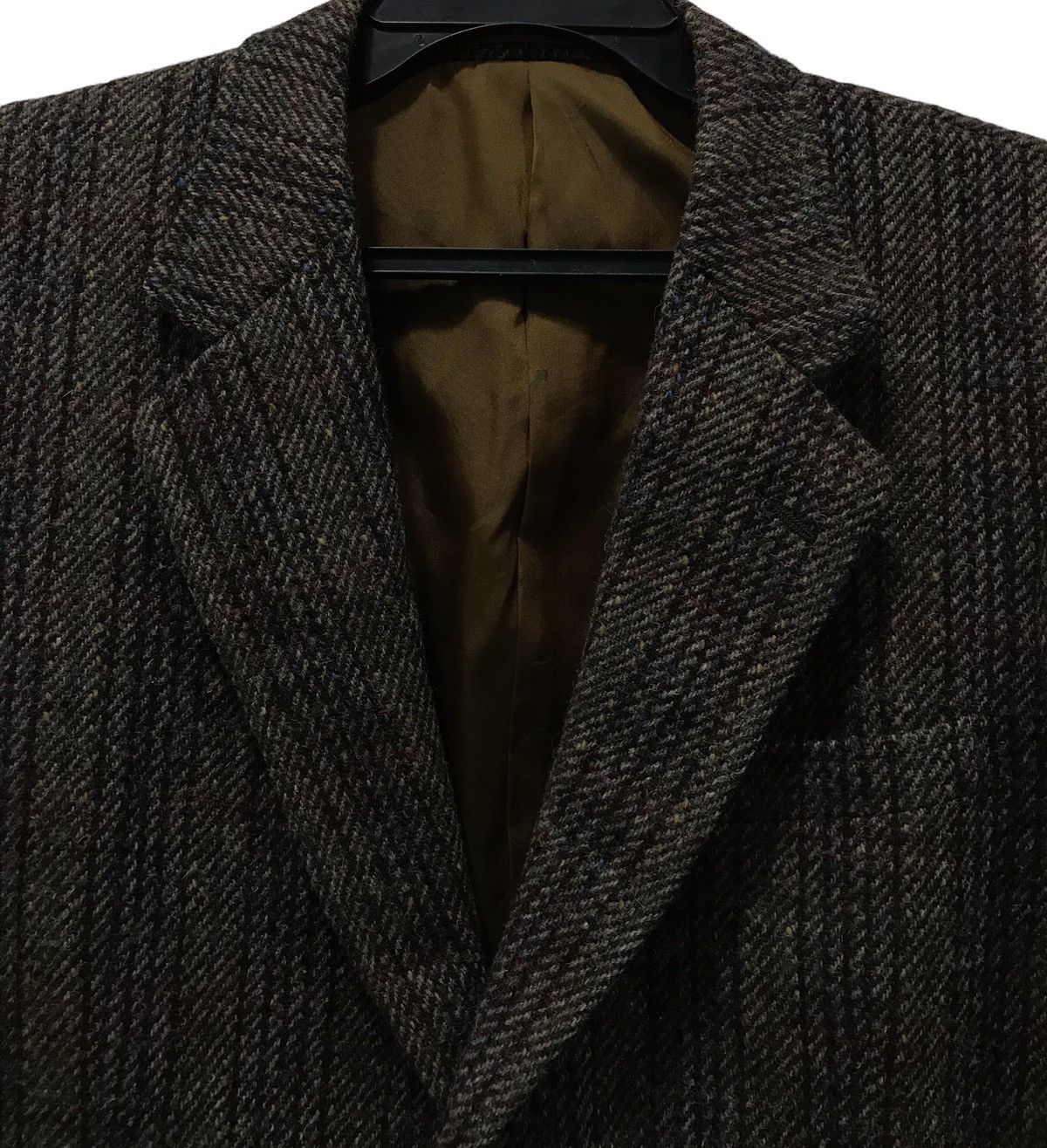 Harris Tweed HAND WOVEN HARRIS TWEED WOOL BLAZER COAT Size US M / EU 48-50 / 2 - 3 Thumbnail