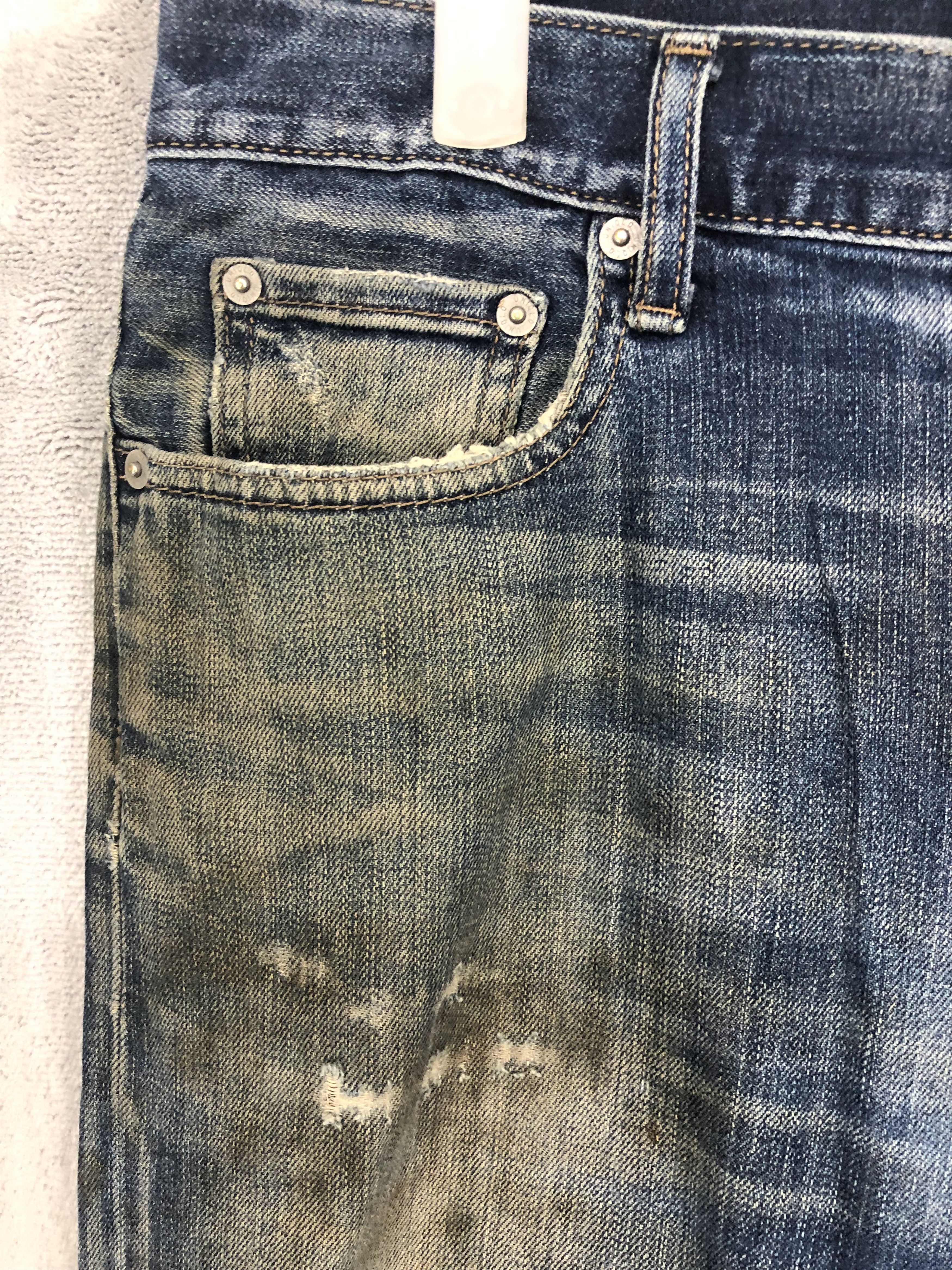 Japanese Brand × Uniqlo Uniqlo Denim Jeans 33 x 27.5 Size US 33 - 4 Thumbnail