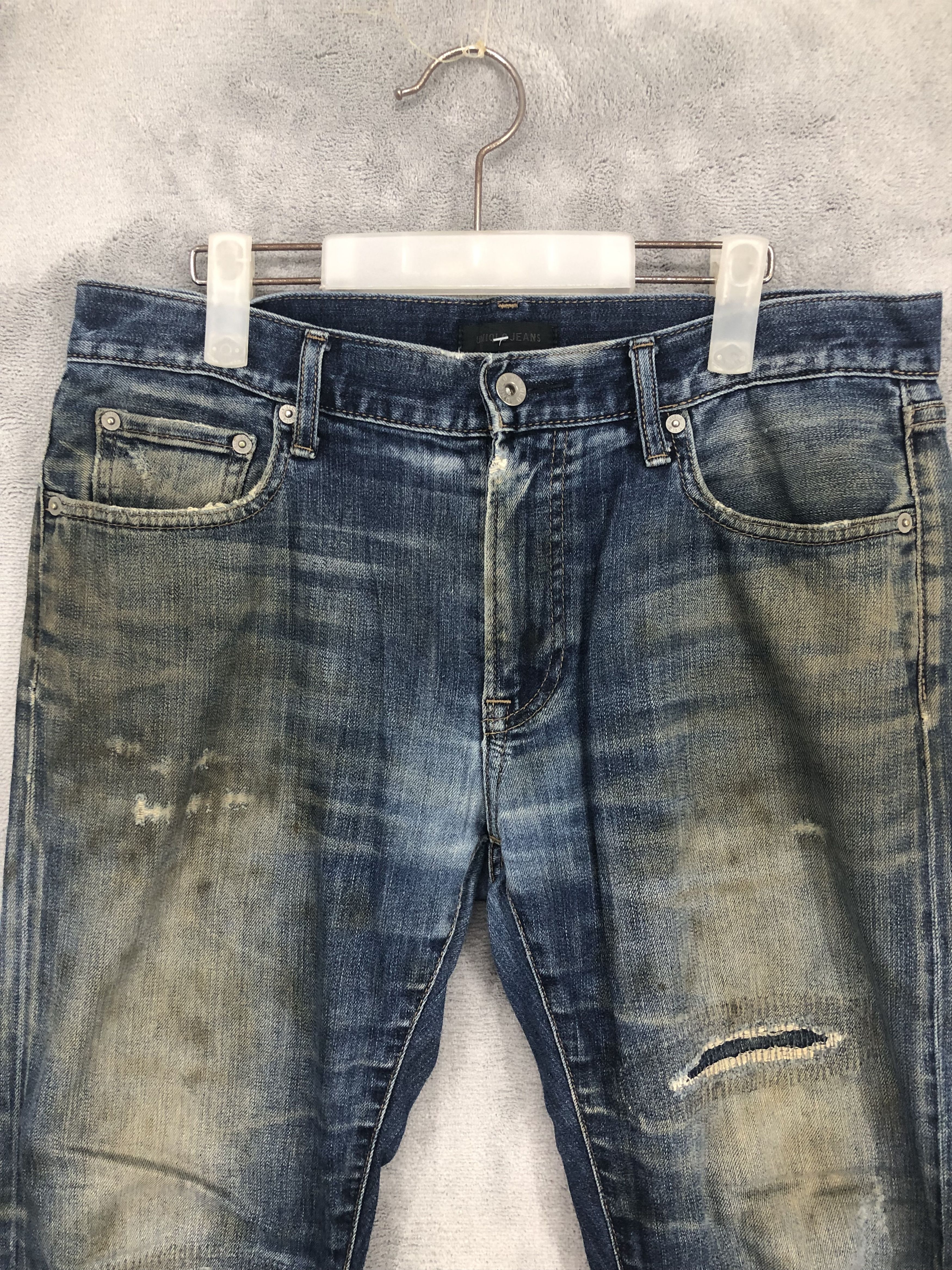 Japanese Brand × Uniqlo Uniqlo Denim Jeans 33 x 27.5 Size US 33 - 3 Thumbnail