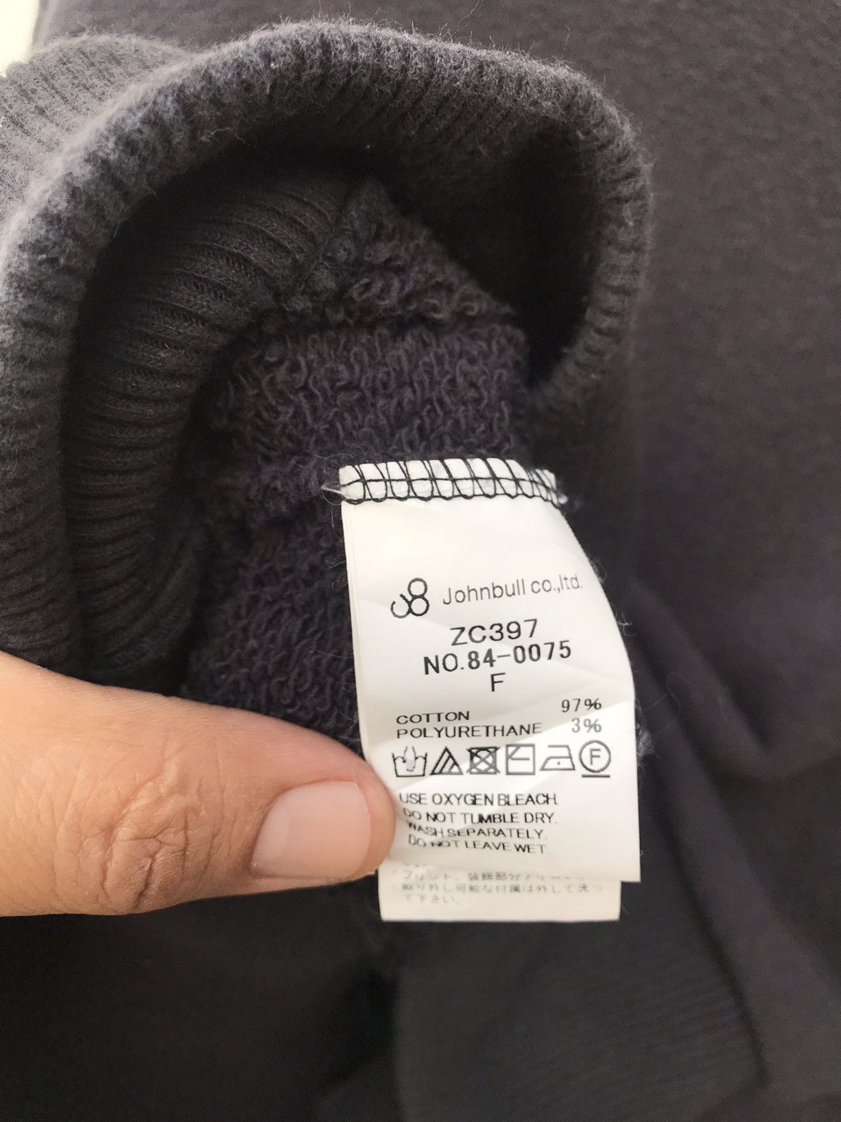 Japanese Brand Johnbull Japan Cropped Sweatshirt Size US M / EU 48-50 / 2 - 4 Thumbnail