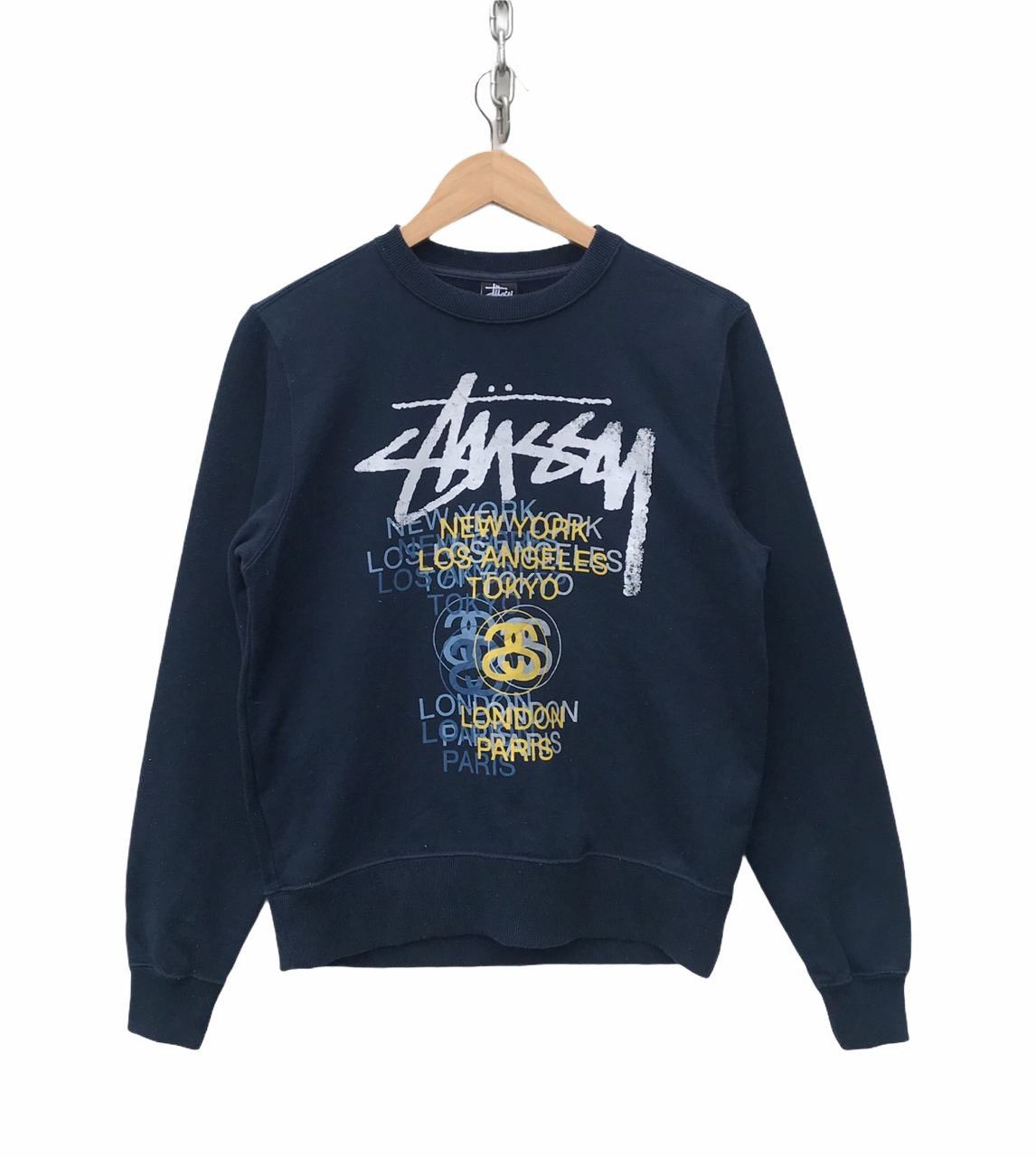 Stussy Stussy Spellout Streetwear Sweatshirt Size US S / EU 44-46 / 1 - 1 Thumbnail