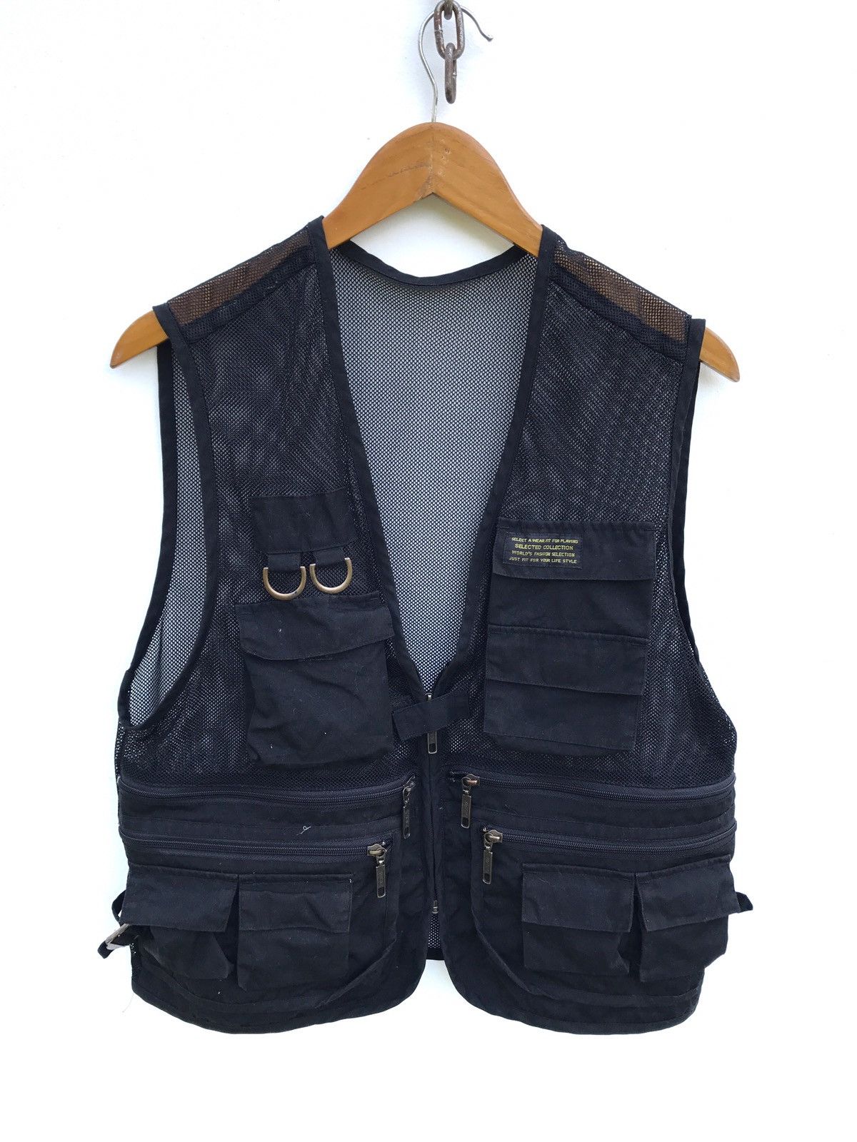 Streetwear Multipocket Tactical Vest Streetwear Fashion Fishing Vest ...