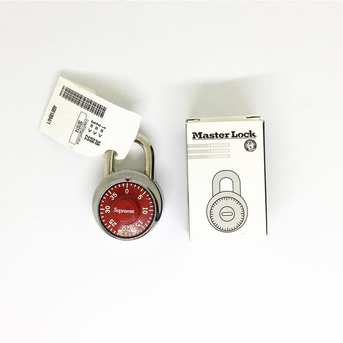 Supreme MasterLock Combination Dial Lock F/W '08 | Grailed