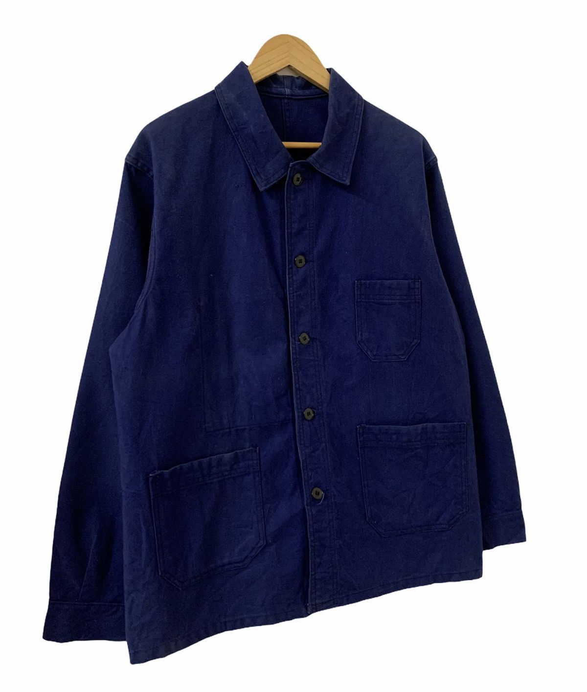 FrenchTrotters Vintage FRENCH Workwear Chore Button Jacket Size US M / EU 48-50 / 2 - 2 Thumbnail