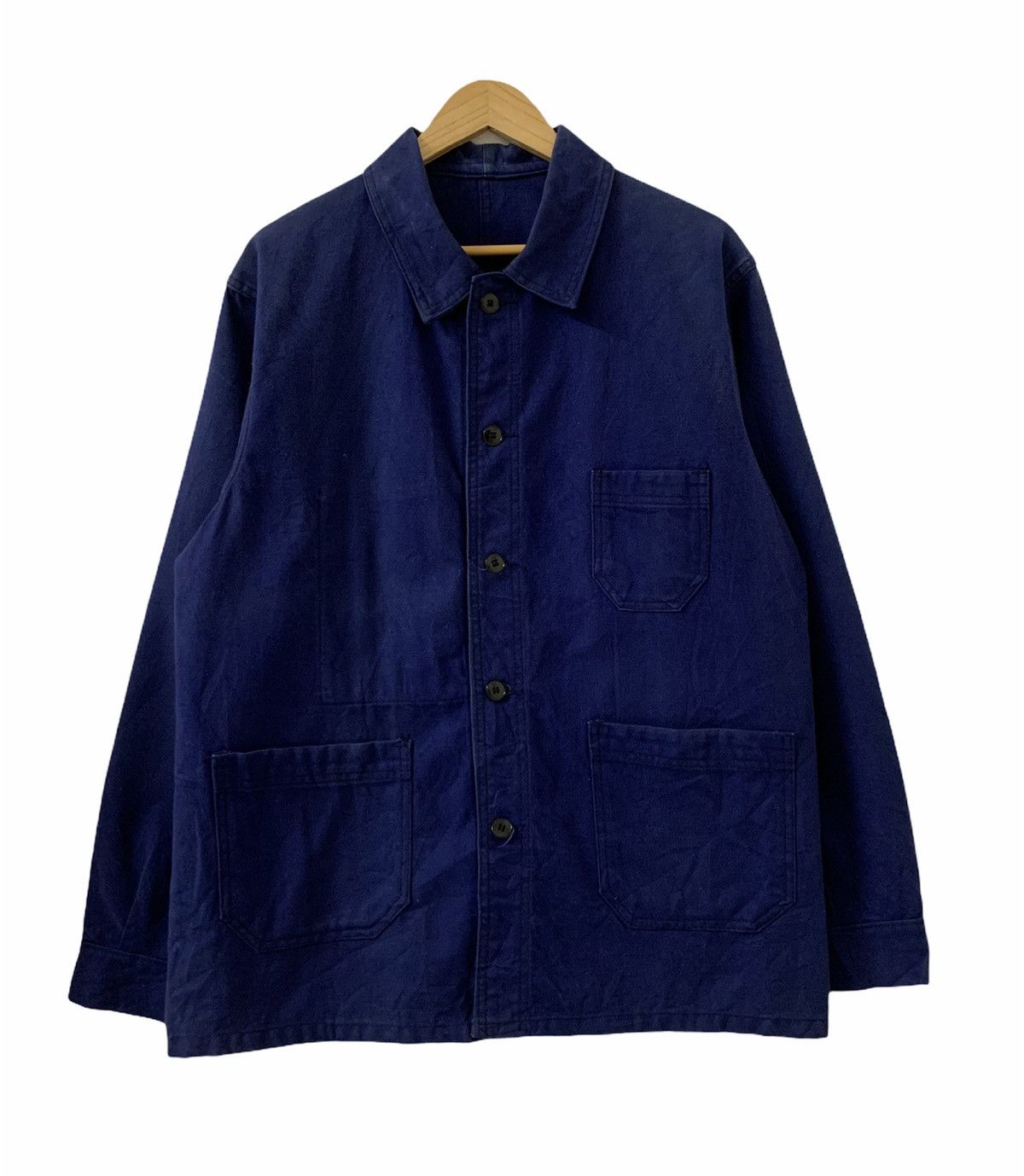 FrenchTrotters Vintage FRENCH Workwear Chore Button Jacket Size US M / EU 48-50 / 2 - 1 Thumbnail