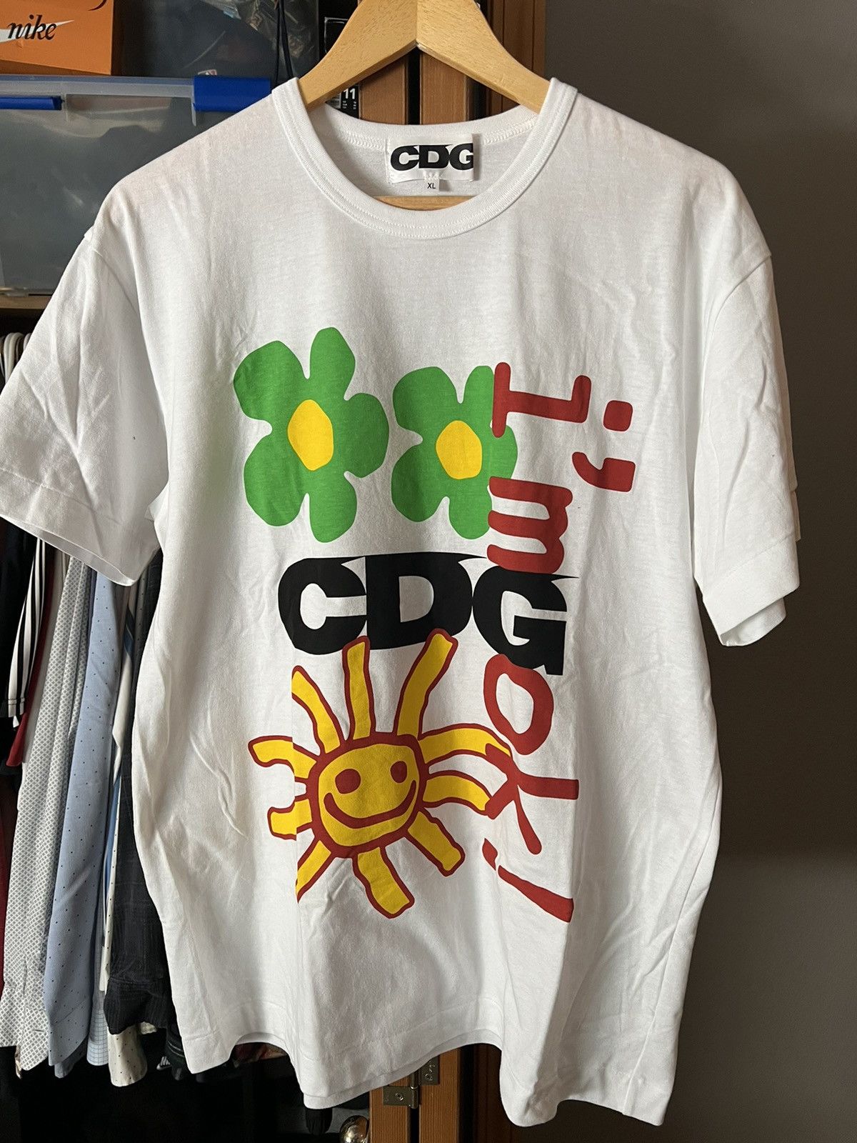 Cactus Plant Flea Market CDG x CPFM IM OK T-Shirt | Grailed