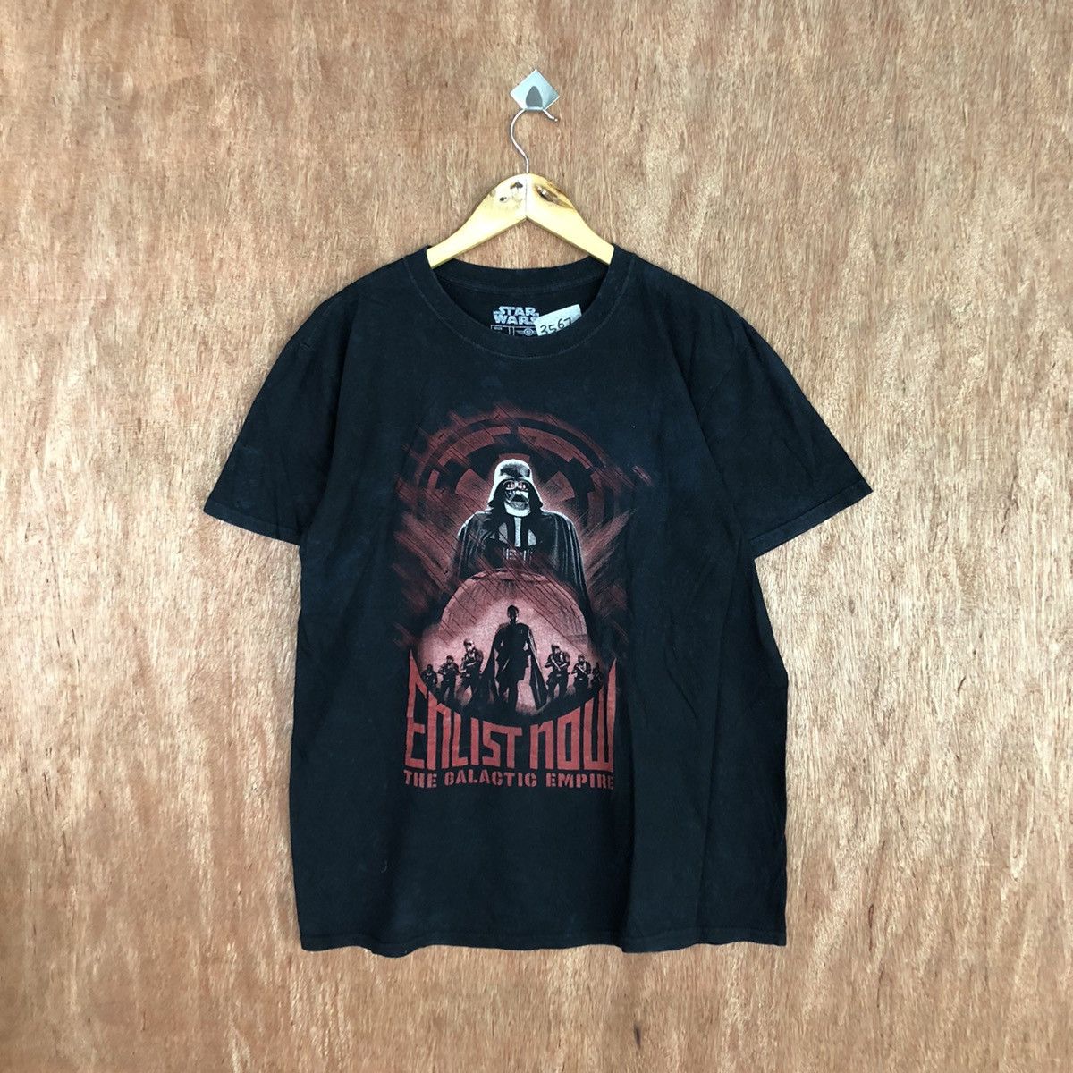 Star Wars × Vintage Star Wars Black Short Sleeve Tshirt #3567 Size US L / EU 52-54 / 3 - 3 Thumbnail