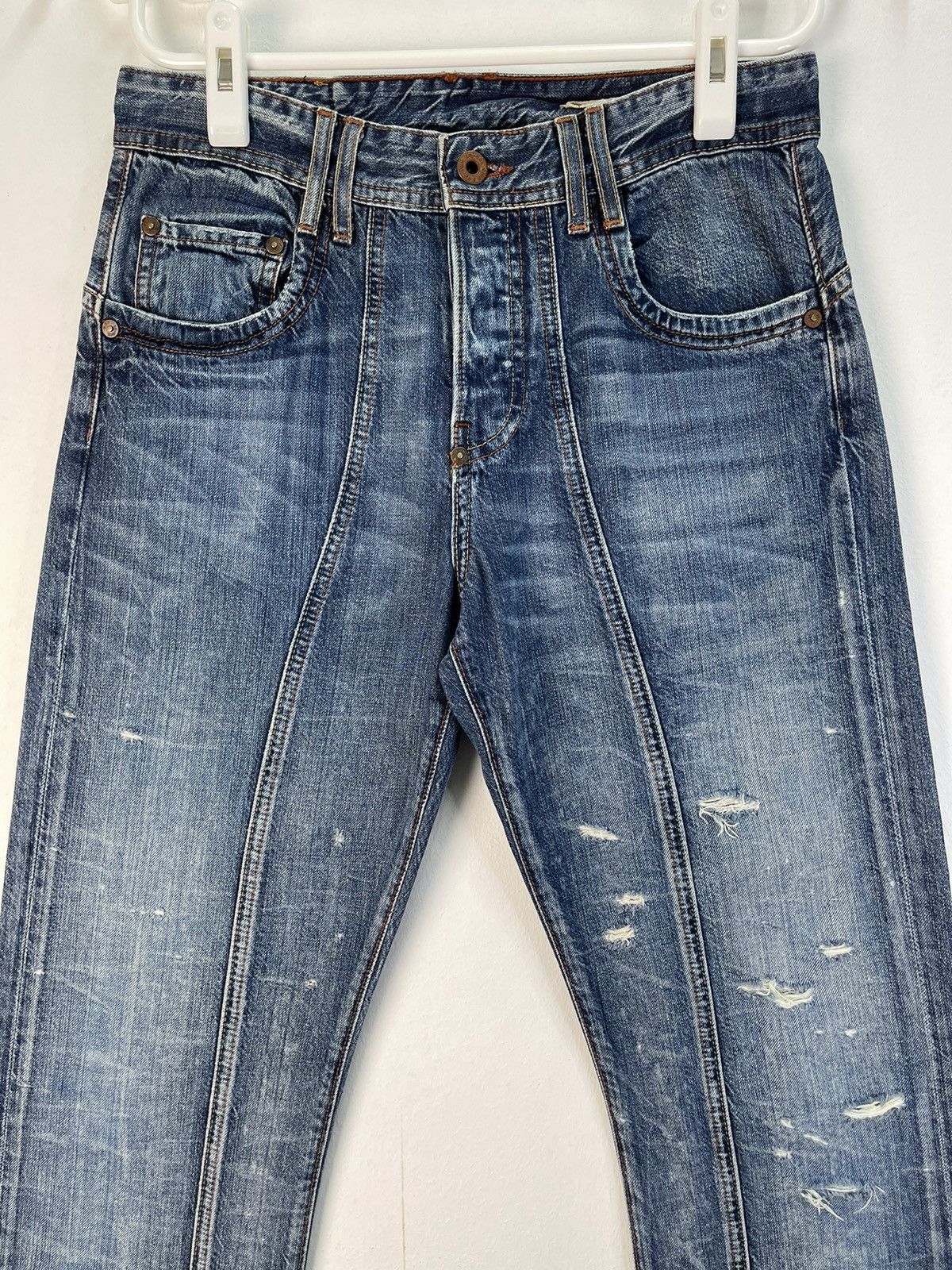 Vintage Vintage Chip Pepper Denim Jeans Size US 29 - 2 Thumbnail