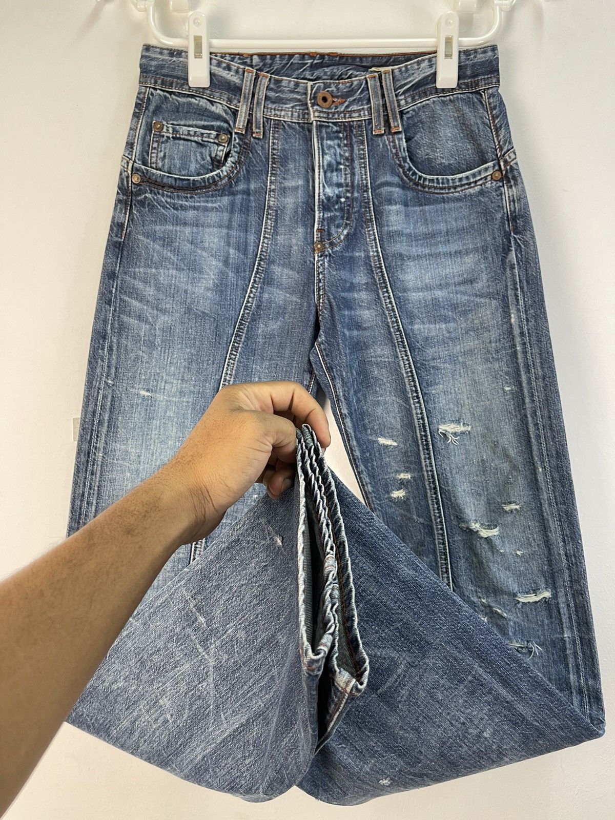 Vintage Vintage Chip Pepper Denim Jeans Size US 29 - 7 Thumbnail