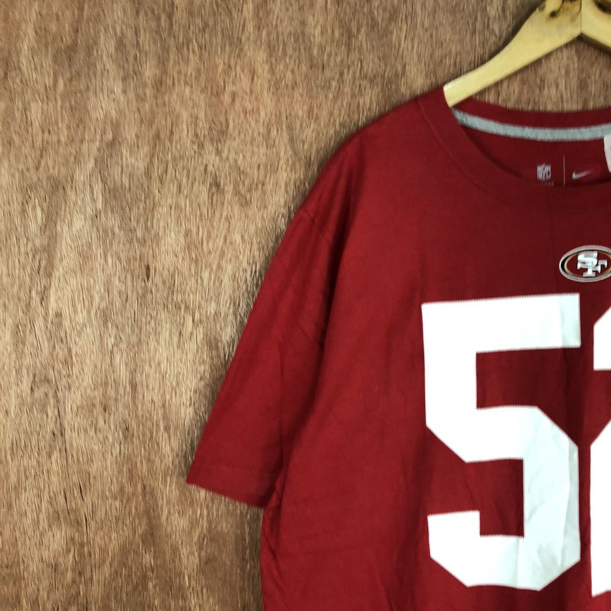 NFL × Nike Nike NFL Willis 52 Red Short Sleeve Tshirt #3588 Size US XL / EU 56 / 4 - 5 Thumbnail
