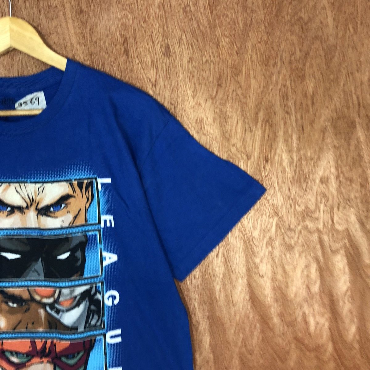 DC Comics × Vintage Justice League Blue Short Sleeve Tshirt #3569 Size US M / EU 48-50 / 2 - 4 Thumbnail