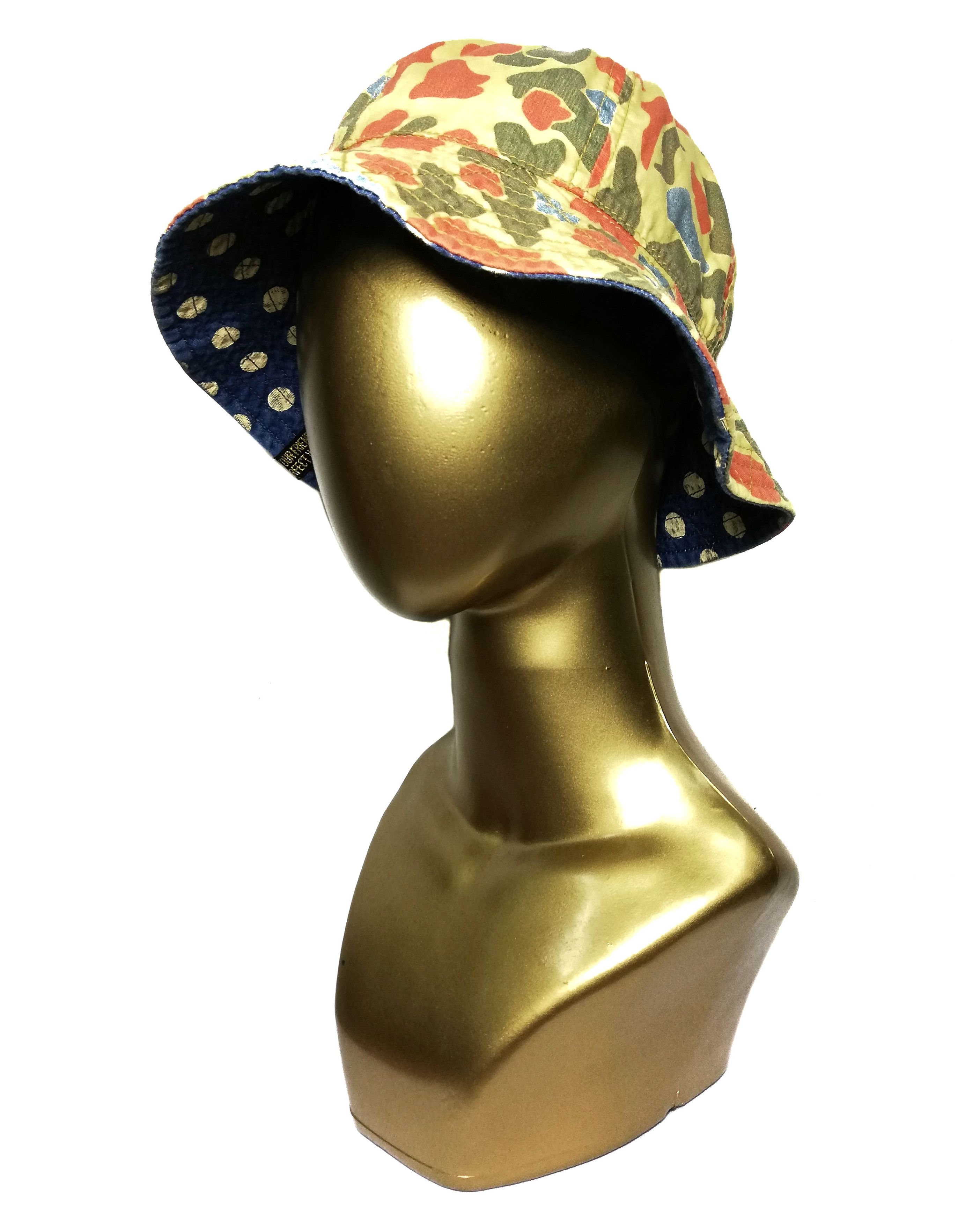 Handmade × Japanese Brand 🔥Japanese Brand Customize Reversible Camo Flage Bucket Hat Size ONE SIZE - 3 Thumbnail