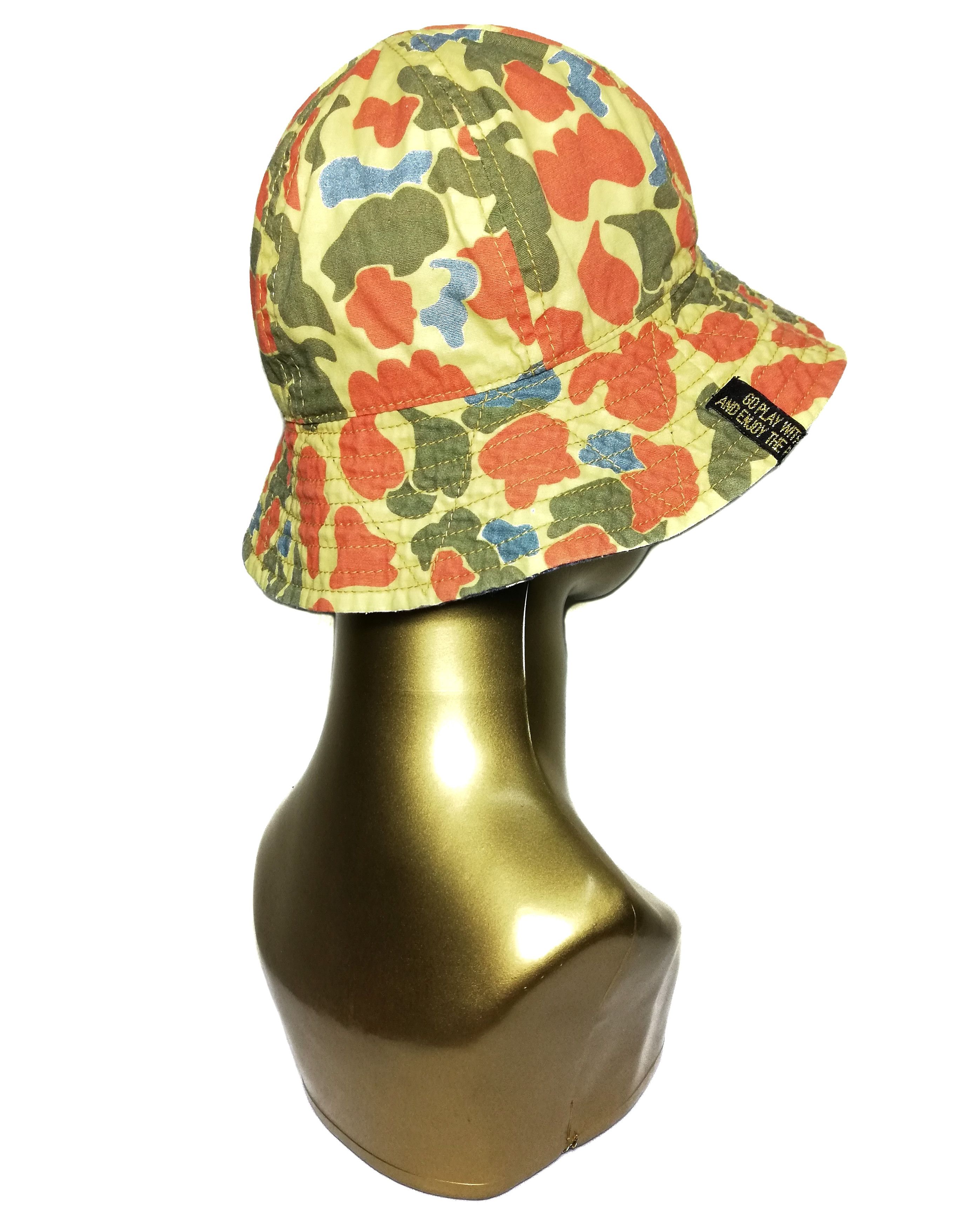Handmade × Japanese Brand 🔥Japanese Brand Customize Reversible Camo Flage Bucket Hat Size ONE SIZE - 8 Thumbnail