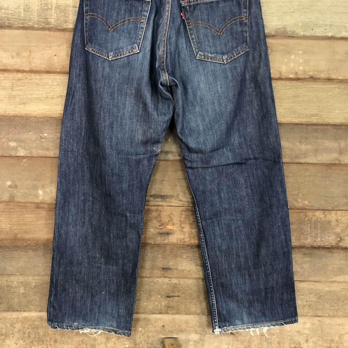 Levi's 512 Levis Strauss faded Blue Denim jeans #3819 Size US 32 / EU 48 - 11 Thumbnail
