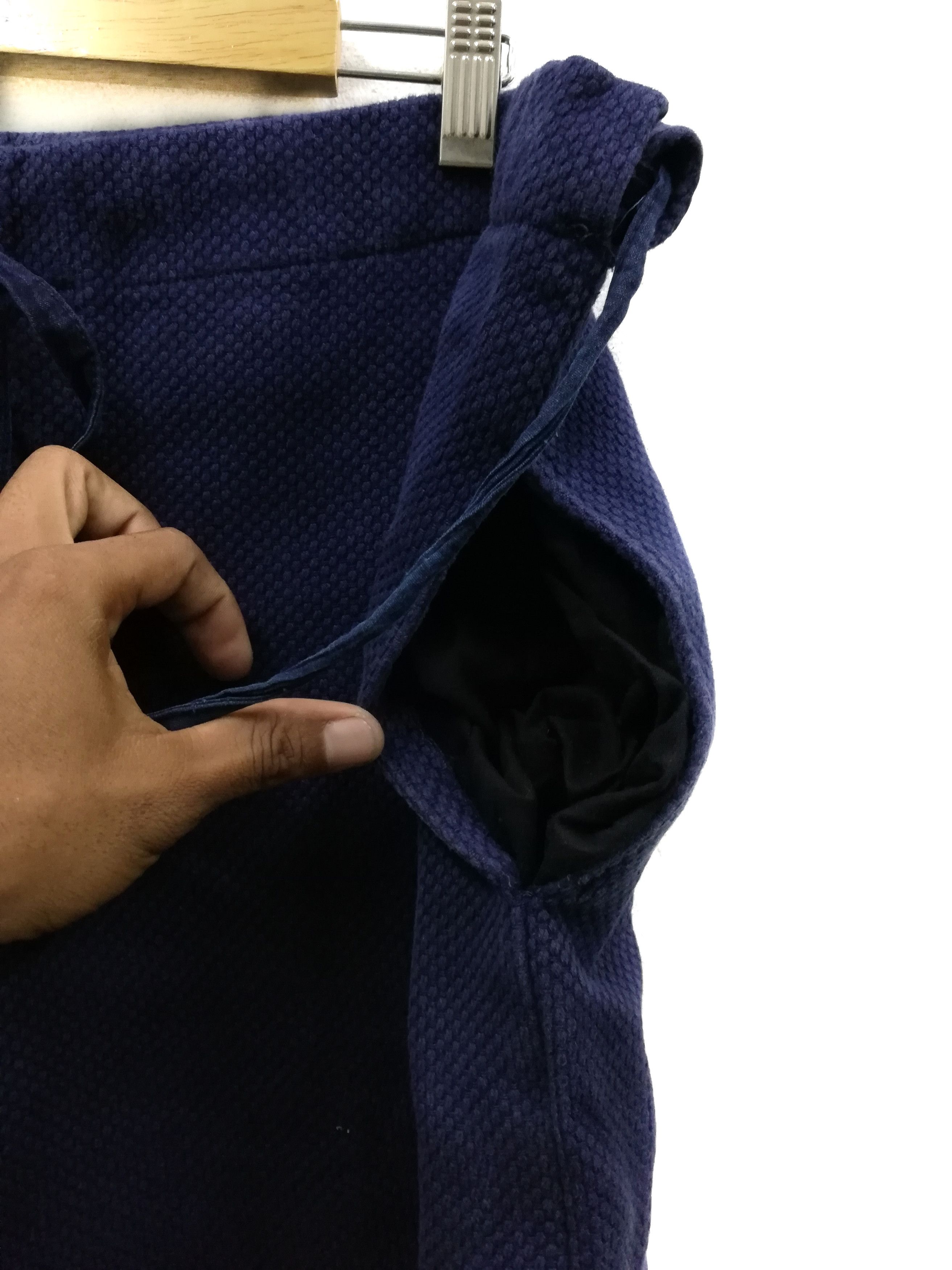 Indigo × Japanese Brand × Real Japan Blues 🔥GRAIL Japan Dyed Woven Indigo Drawstring Trousers Pants Size US 36 / EU 52 - 10 Thumbnail